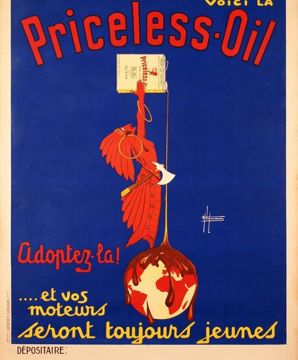 Henri De Laurencin, 1930s   Priceless Oil   Original Vintage Affiche Cm 160 X 120 photo Art