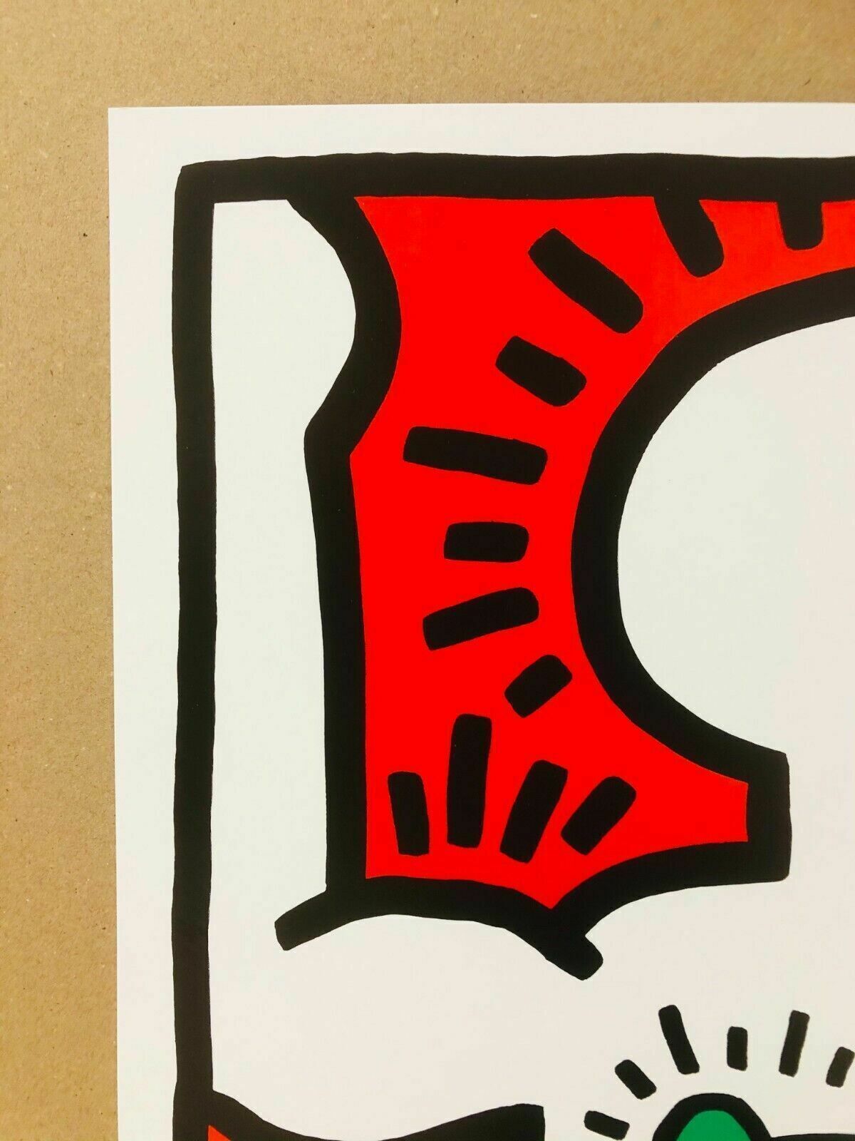 Keith Haring (After)   Lucio Amelio Napoli     Exhibition Poster Printed In Offset Lithography photo buy