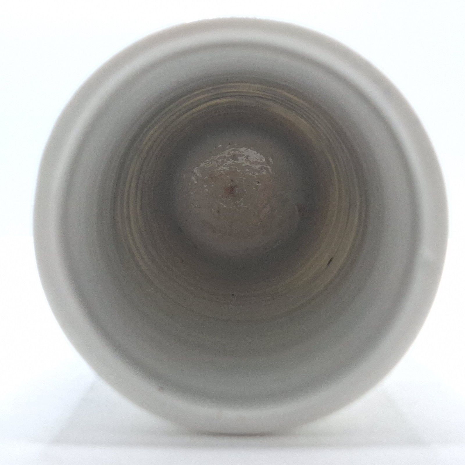 Japanese Seto Ware Porcelain Brush Pot Vase Meiji Era Antique Blue White Floral photo vintage
