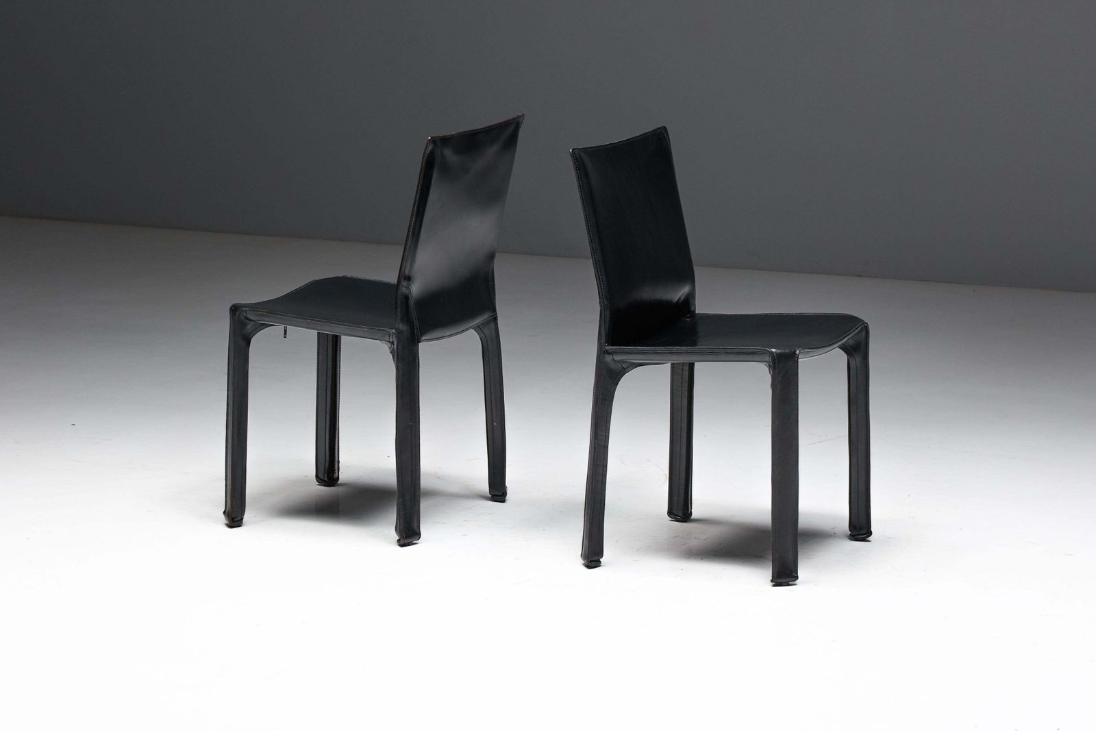 Cab 412 Chairs By Mario Bellini For Cassina, Italy, 1970s photo Furniture