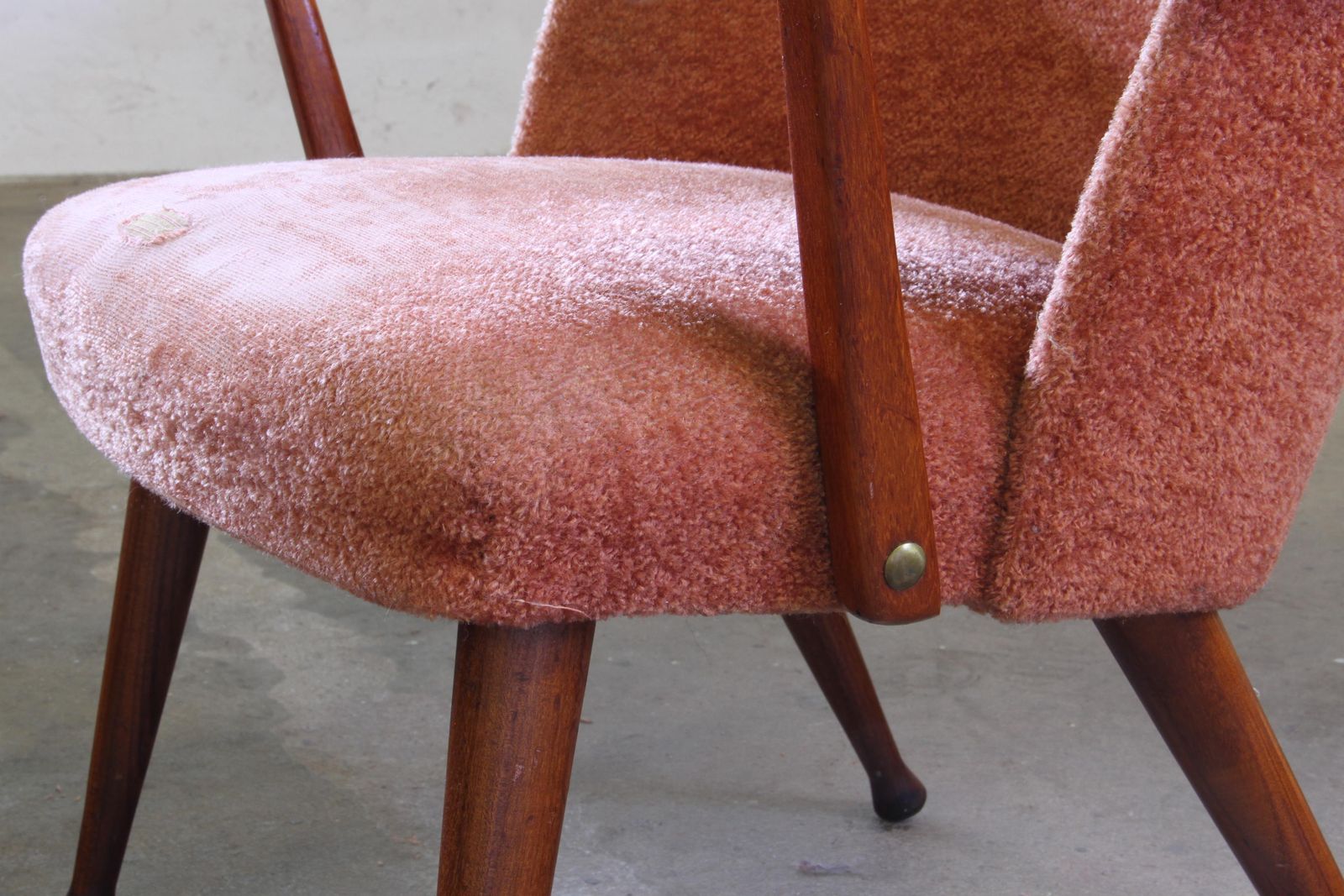photo furniture Vintage 50s Teak Organic Modernism Armchair   Scandinavian Design