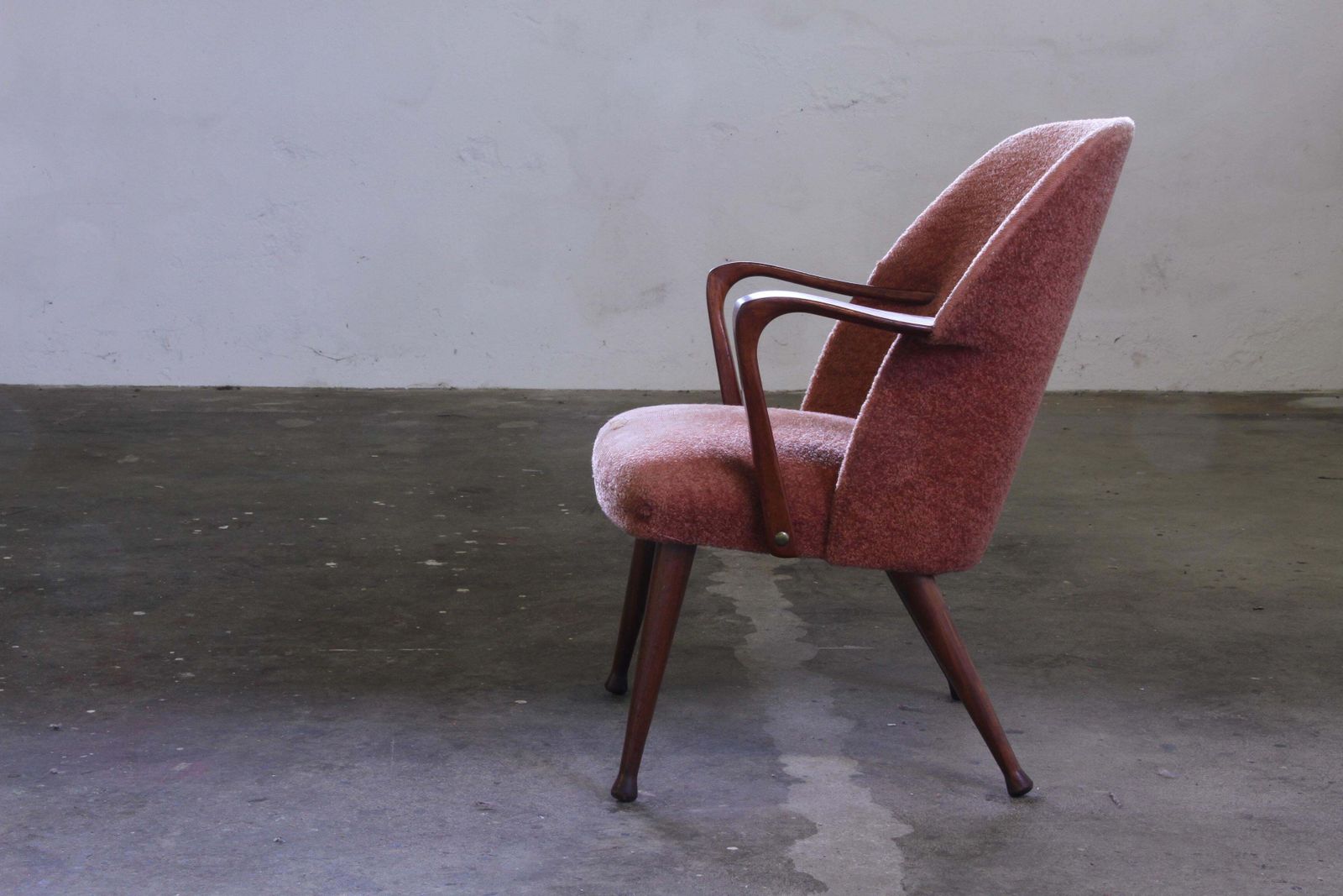 photo for sale Vintage 50s Teak Organic Modernism Armchair   Scandinavian Design
