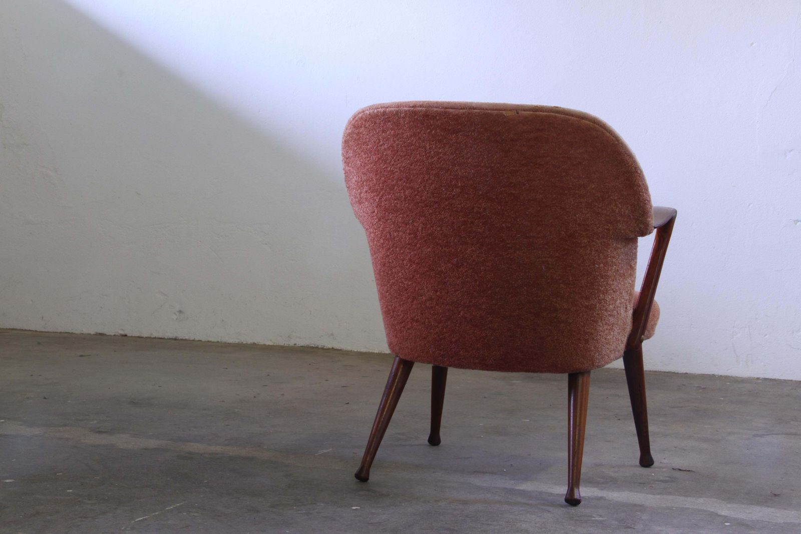 1014.0 Vintage 50s Teak Organic Modernism Armchair   Scandinavian Design photo