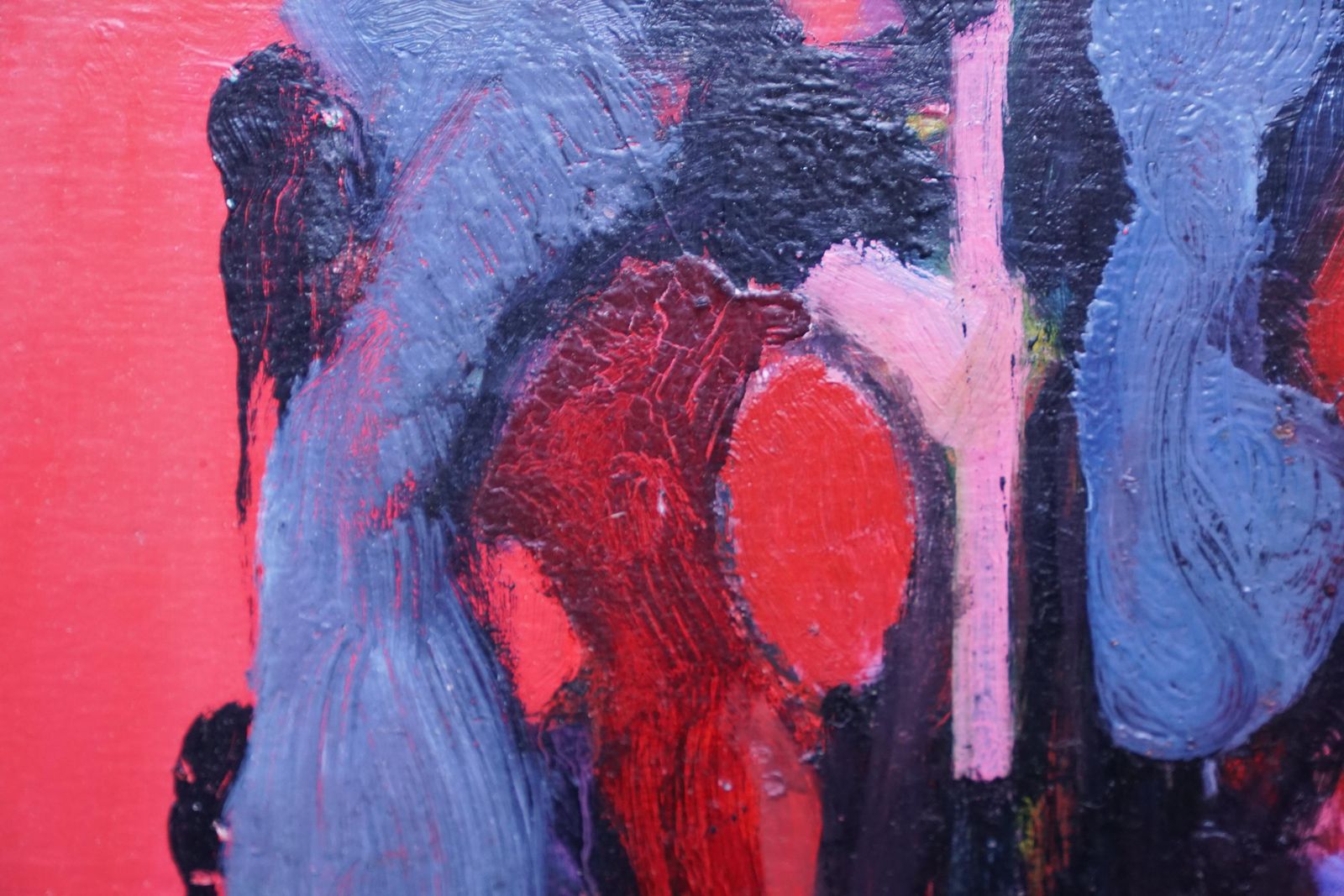 Bernard Kayred Abstract, London 1955   British Abstract Expressionist Art Oil Painting1955 photo buy