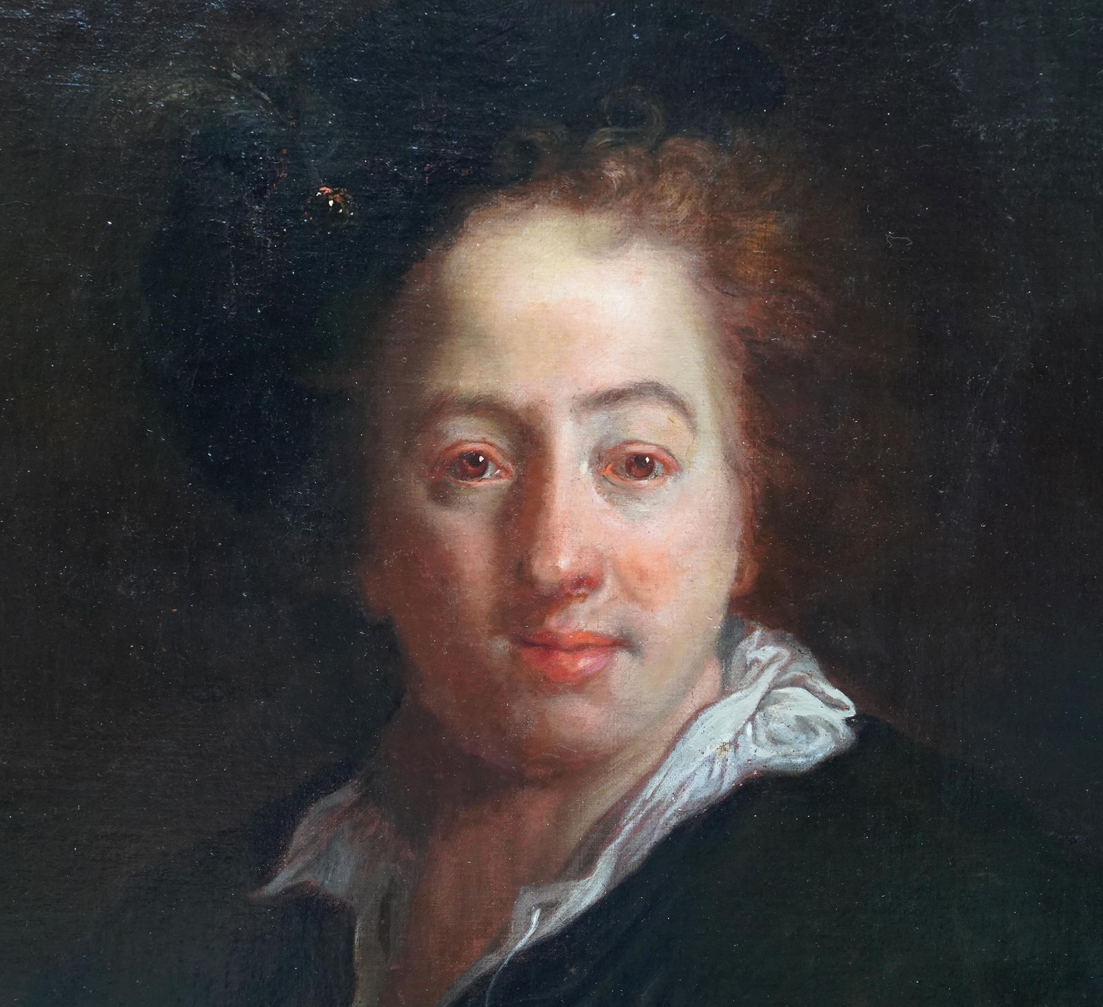 Self Portrait Of Artist   French 18th Century Art Old Master Oil Paintingcirca 1720 photo Art