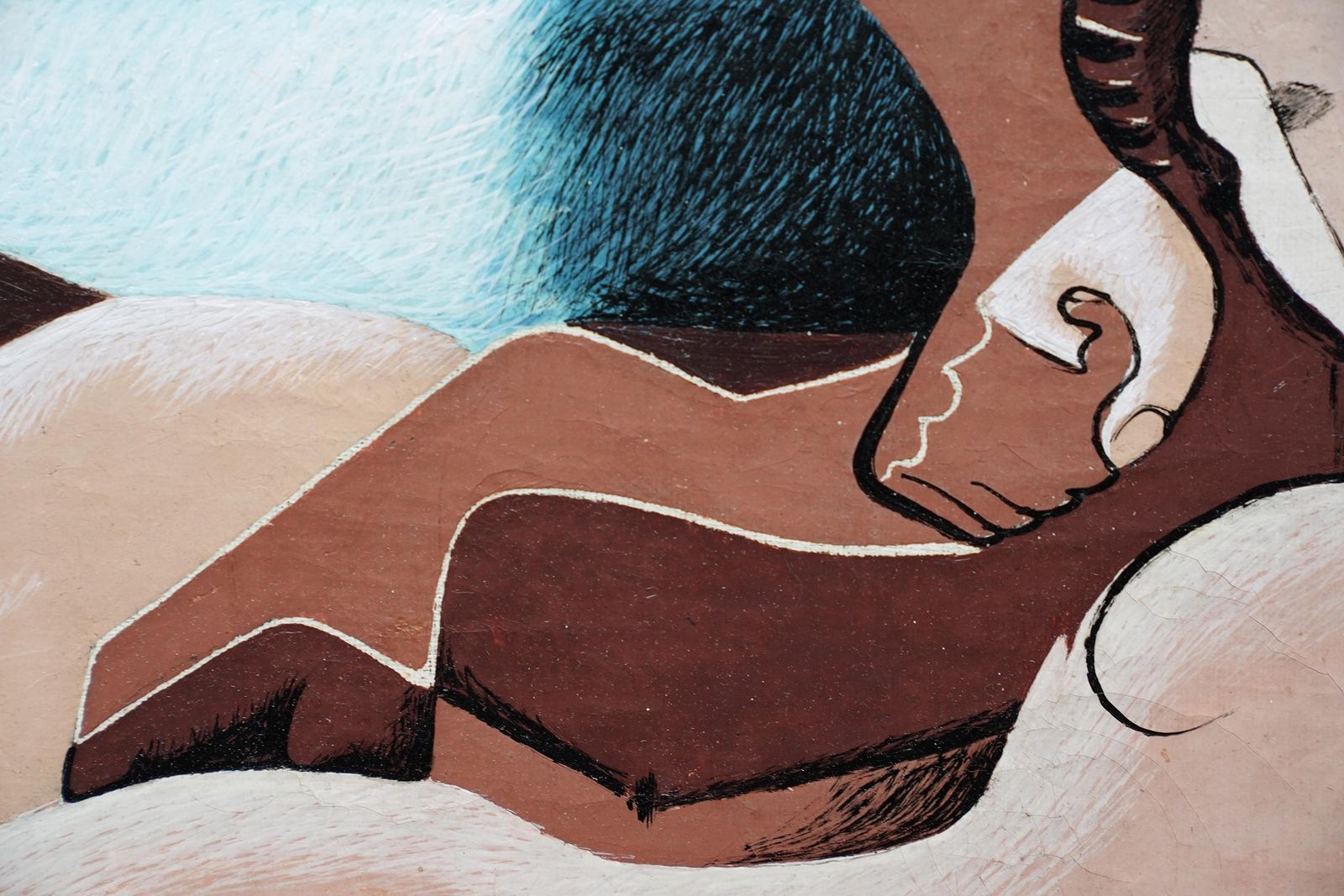 Blair Hughes Stantontwo Figures 1939   British Surrealist Art Figurative Painting1939 photo buy