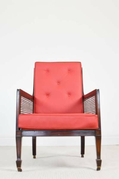 photo for sale Late Victorian Bergere Library Chair