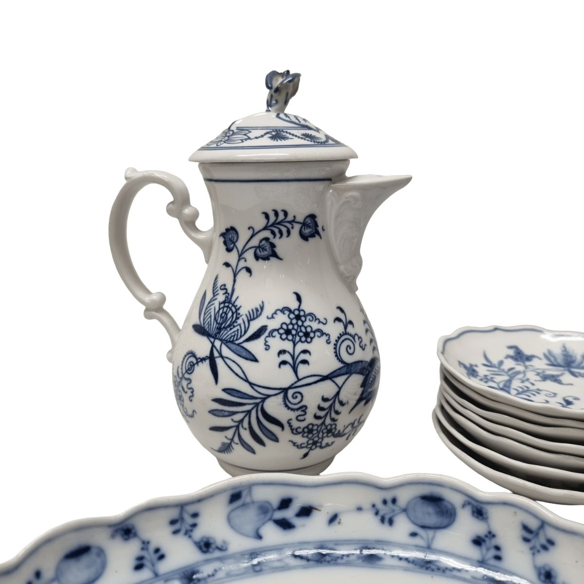 Various Porcelain Carl Teichert Meissen Tableware, From Around 1900 photo furniture