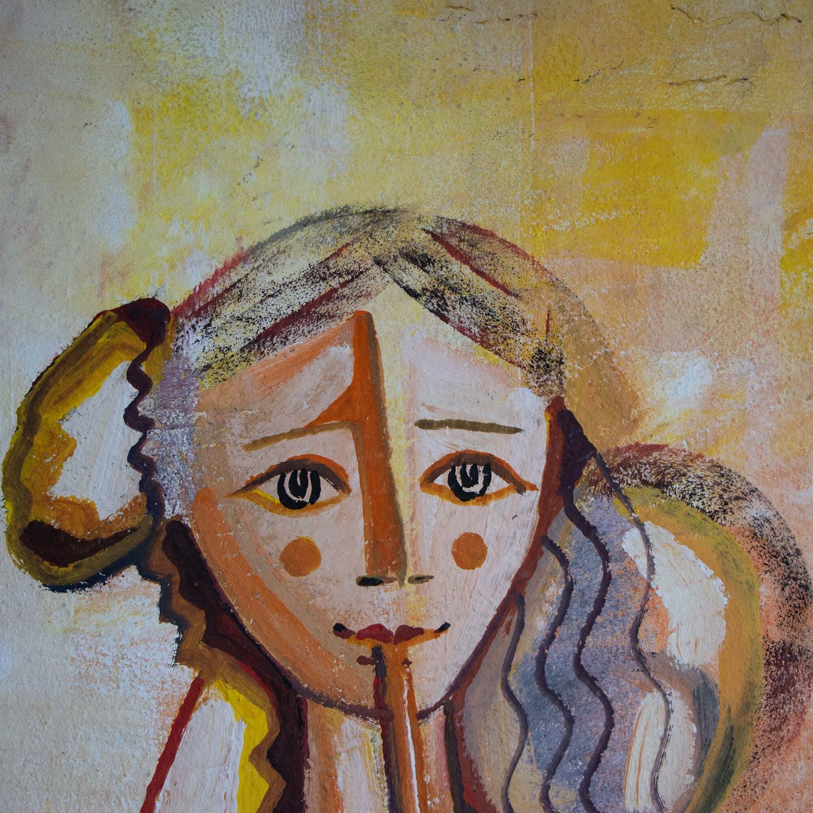 Woman With Flute By Alejandro Giner Marco photo furniture