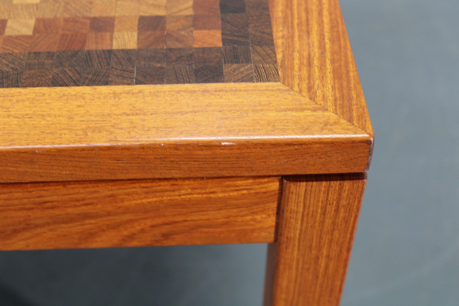 1980s Danish End Grain Mosaic Coffee Table By Middelboe & Linduma For Tranekaer photo for sale