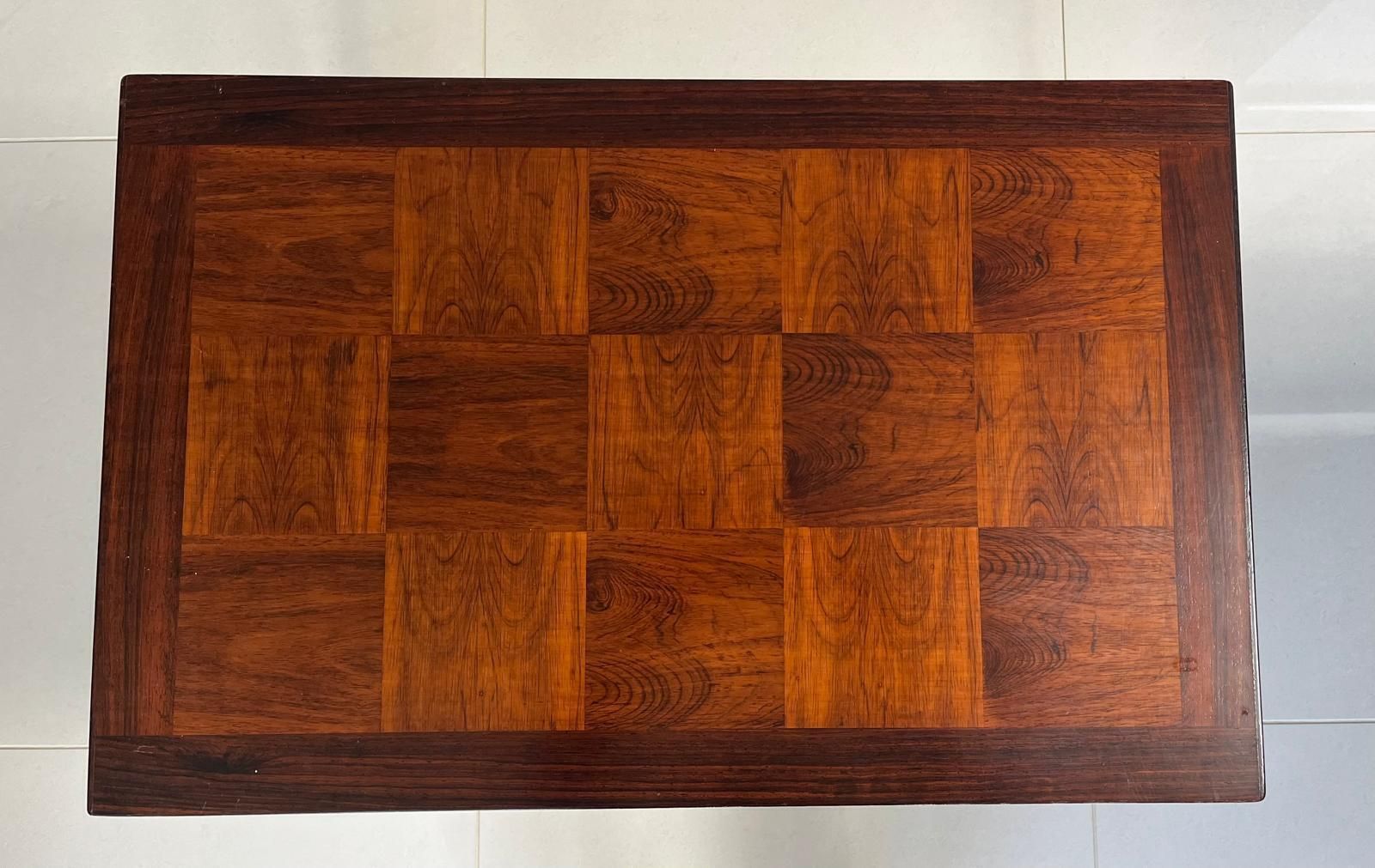 Vintage 1970’s Norwegian Rosewood Veneered Coffee Table Made By Heggen photo vinterior