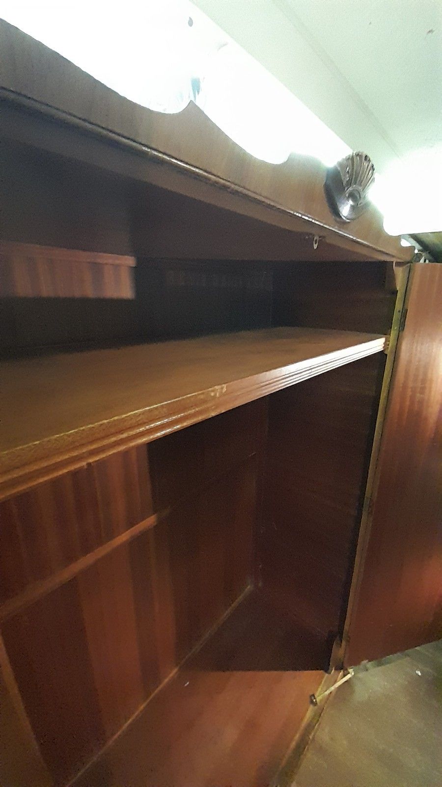 600.0 1930s Art Deco Burr Walnut Full Size Freestanding Wardrobe photo