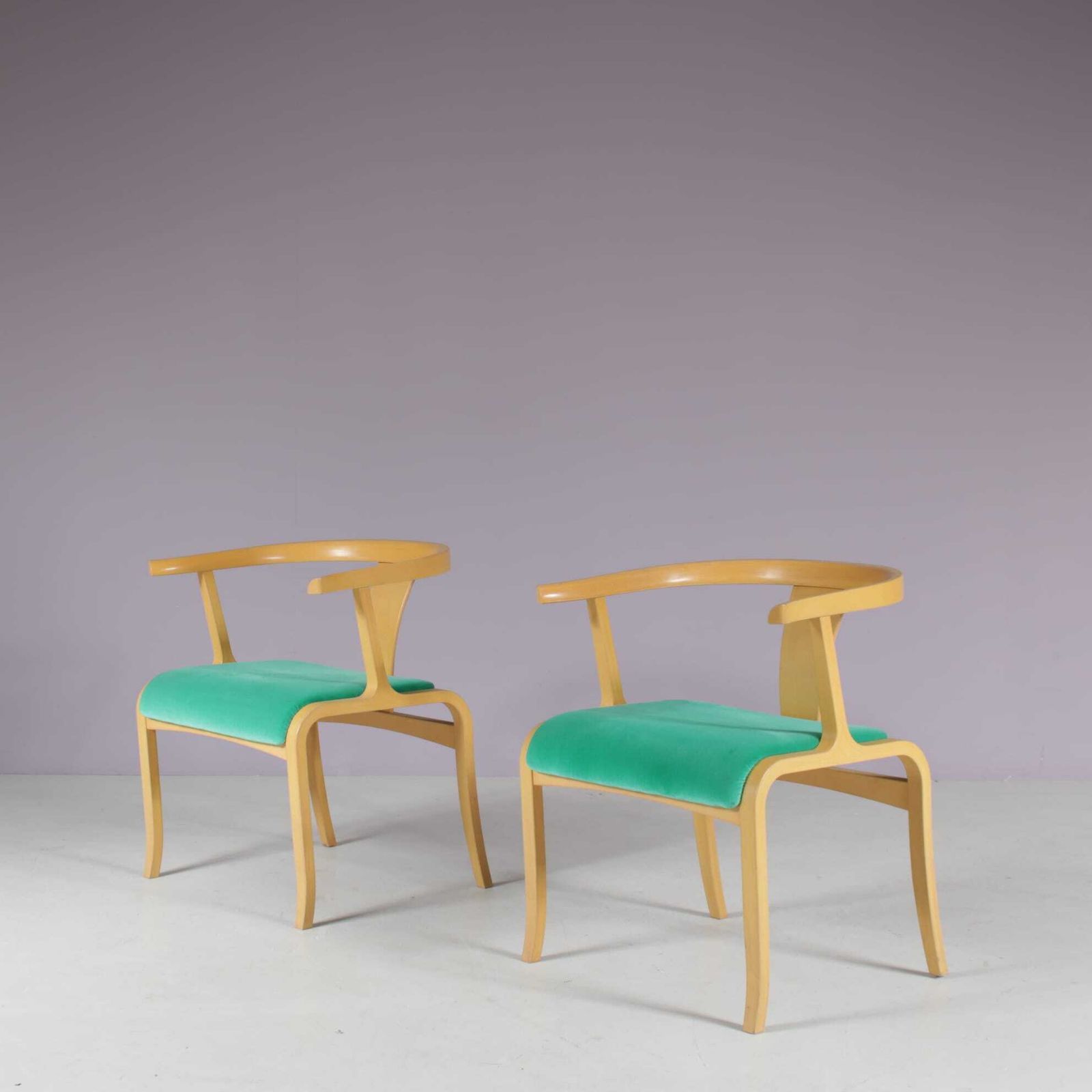1960s Rare Office/Side Chair Attributed To Toshiyuki Kita For Tendo, Japan