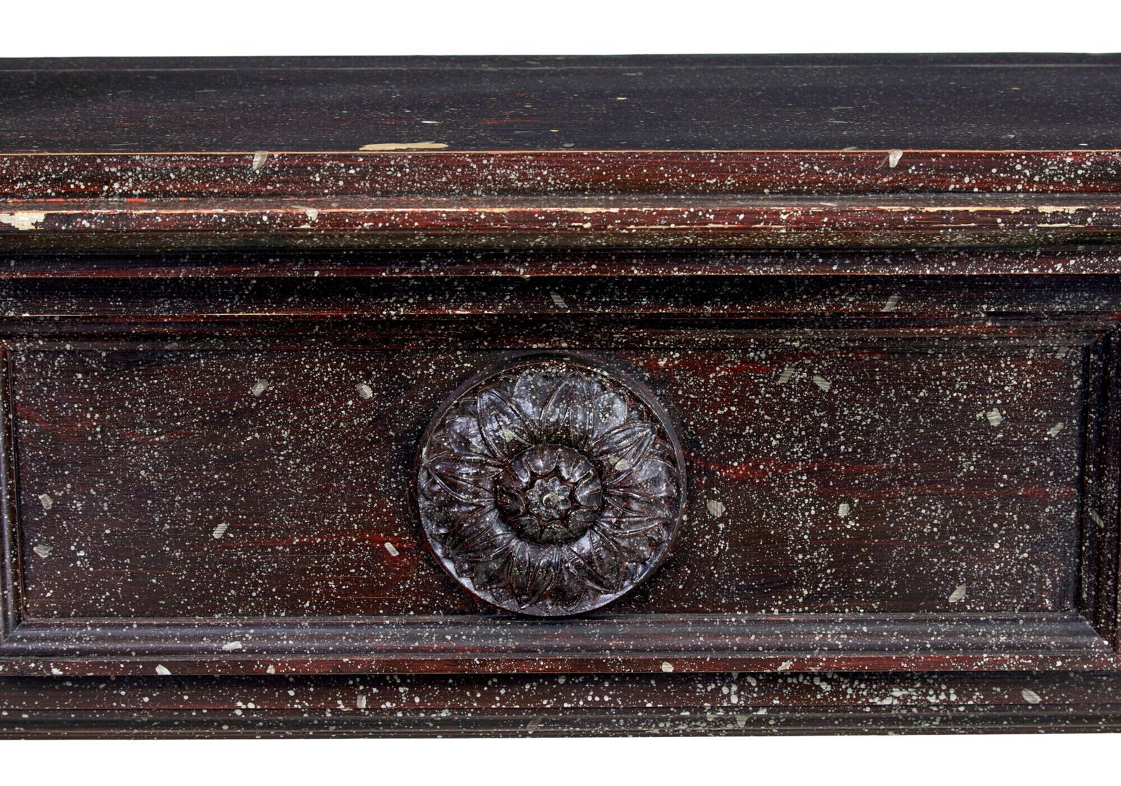 Mid Century Faux Porphyry Marble Adams Style Mantlepiece photo furniture