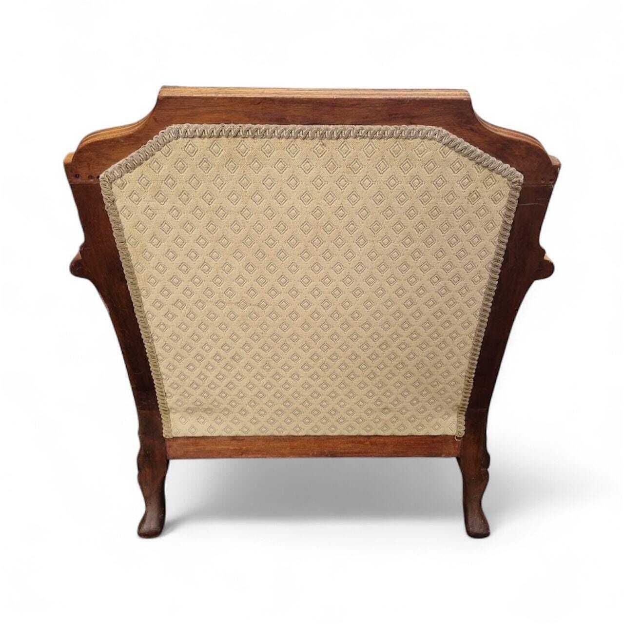 Antique Edwardian Carved Mahogany Armchair / Claw & Ball Feet / C.1910 / Free Delivery photo vintage