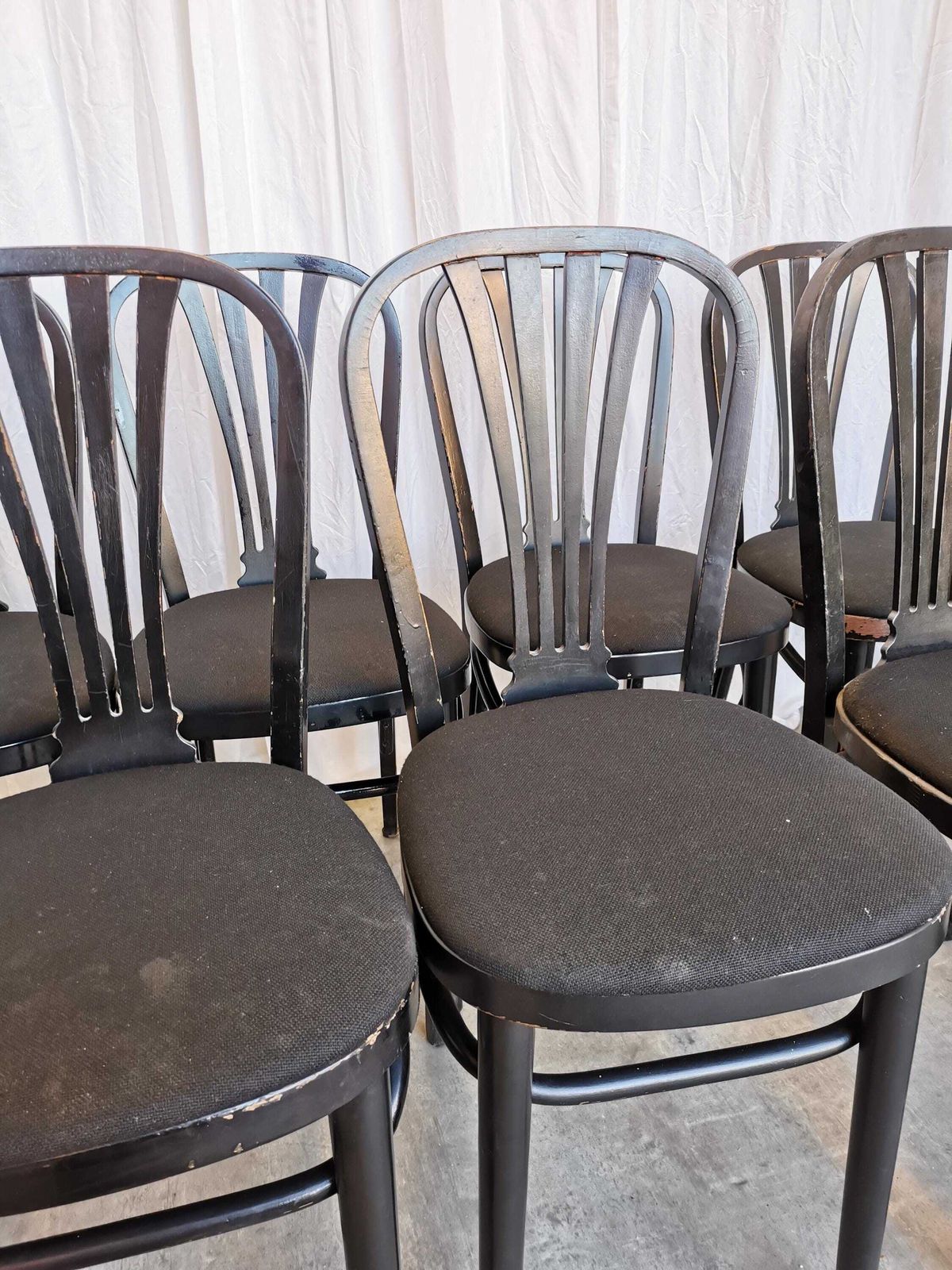 photo vintage 1 Of 11 Vintage Stol Kamnik Black Dining Chair: 1970s Yugoslavian Mid Century Modern