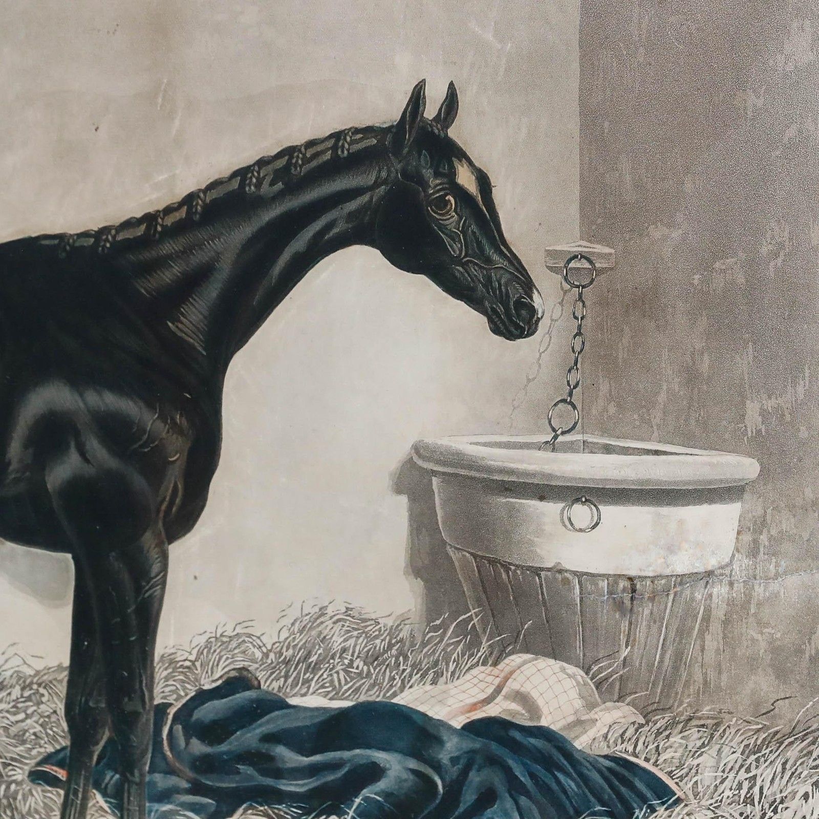 C. Hunt (1803 1877) After J.F. Herring (1795 1865) Aquatint, The Baron photo Art
