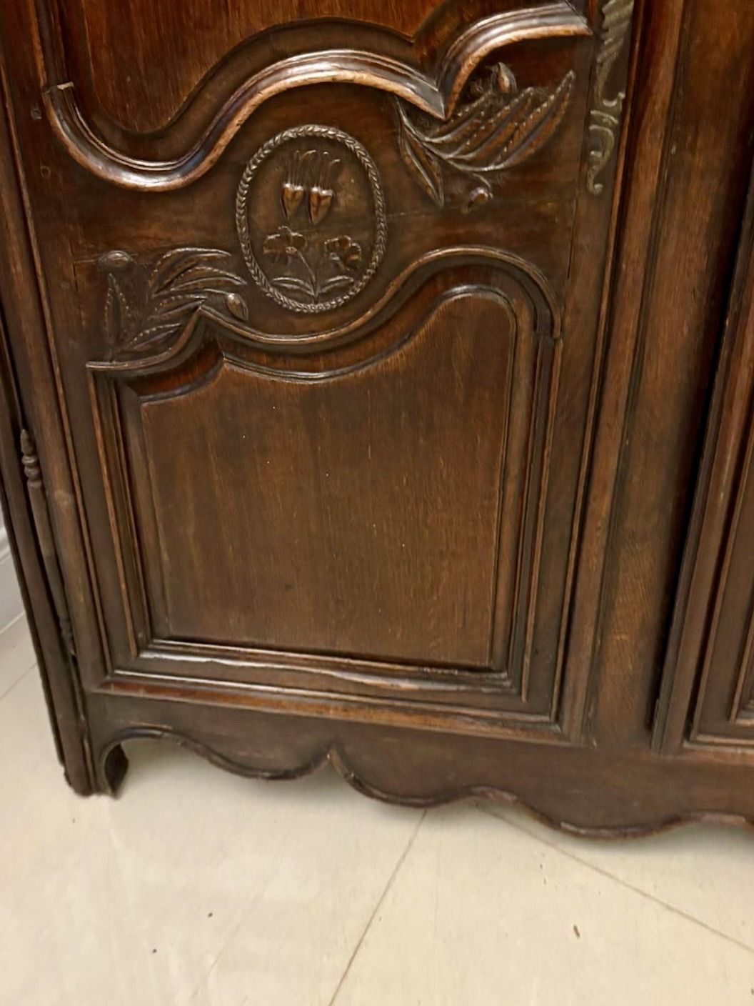 3650.0 Magnificent Quality Late 17th Century Antique French Provincial Oak Armoire photo