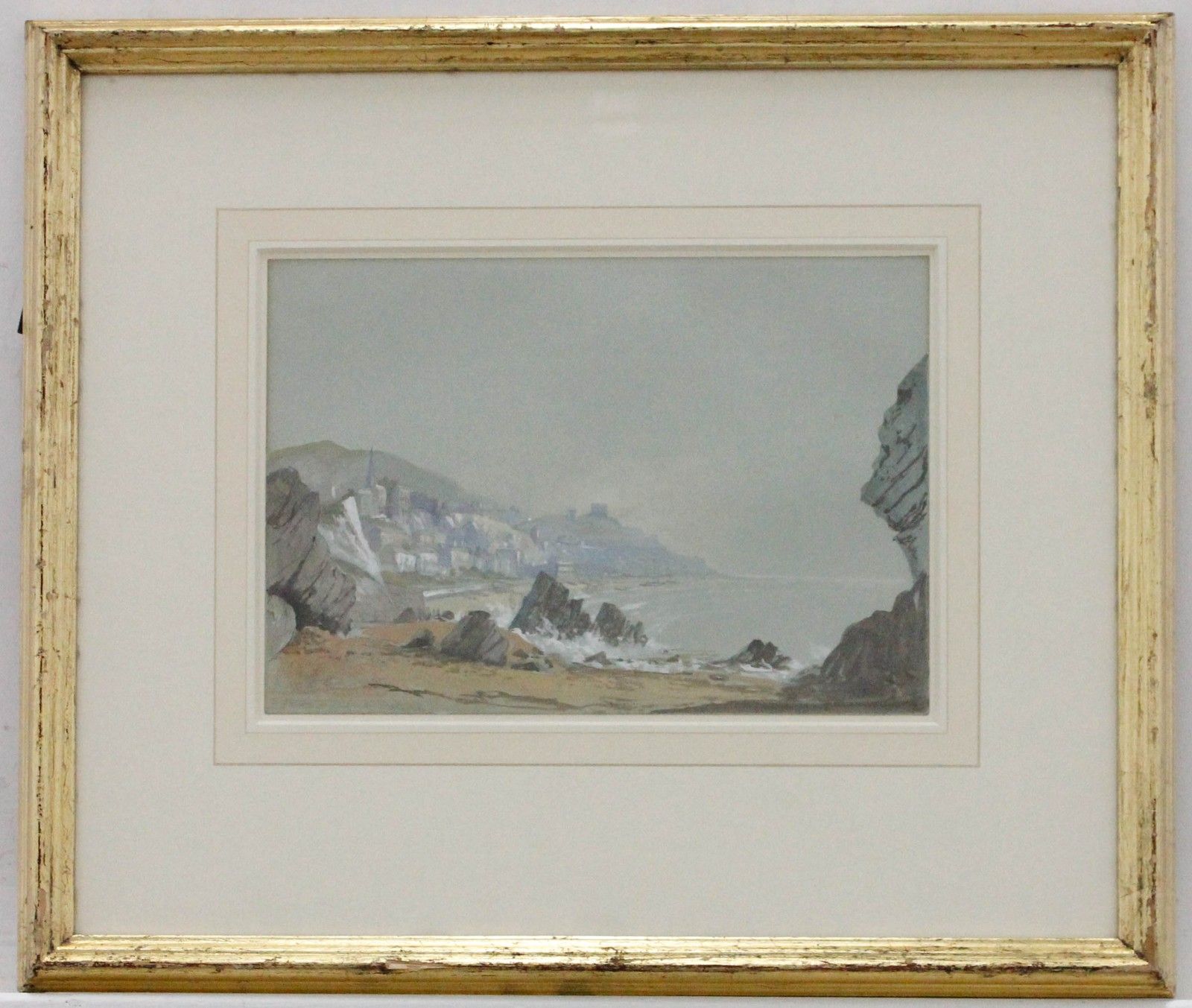 Frederick Clarke (Fl.1834 1870)  19thc Watercolour, Ventnor From The West Sands photo for sale