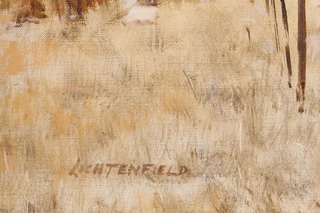 Lichtenfield 20th Century Oil, Path Through The Woods photo vinterior