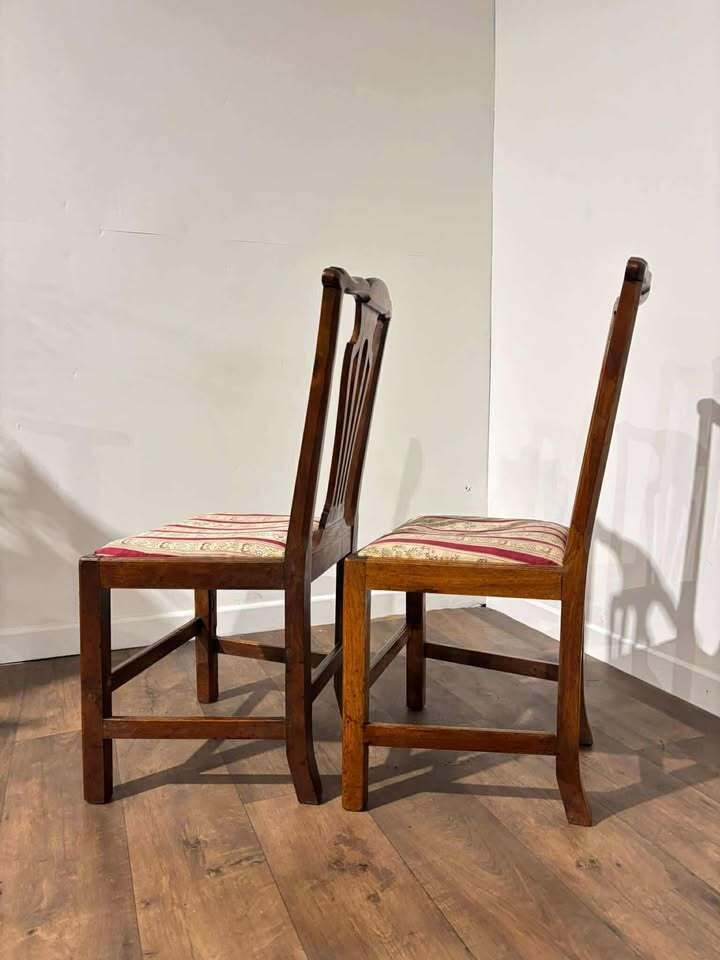 Pair Of Georgian Mahogany Side Chairs photo 179.0