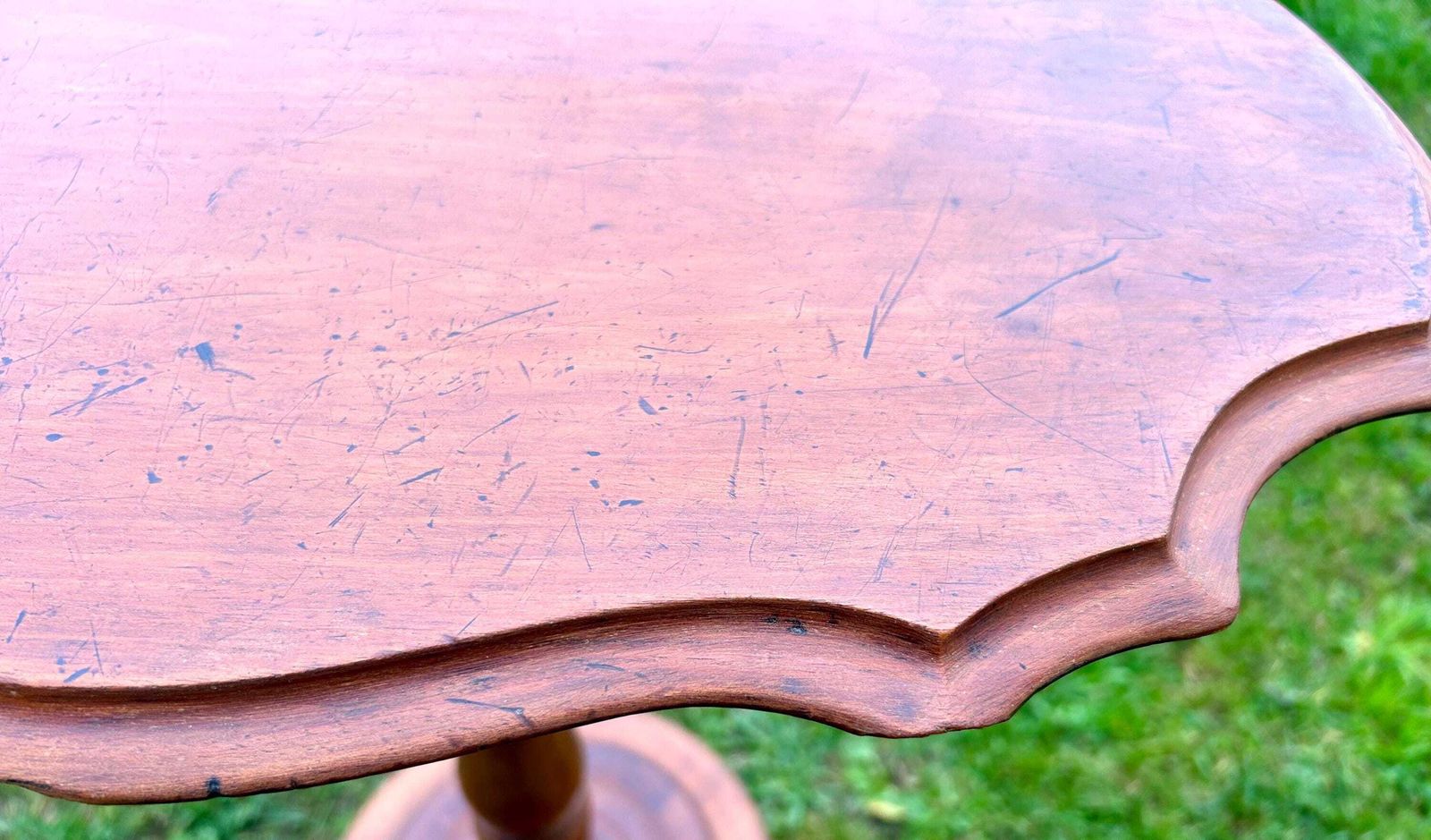 Victorian Mahogany Antique Side Table Vintage Wooden Arts And Crafts Hall Desk Industrial Occasional Wine photo 210.0