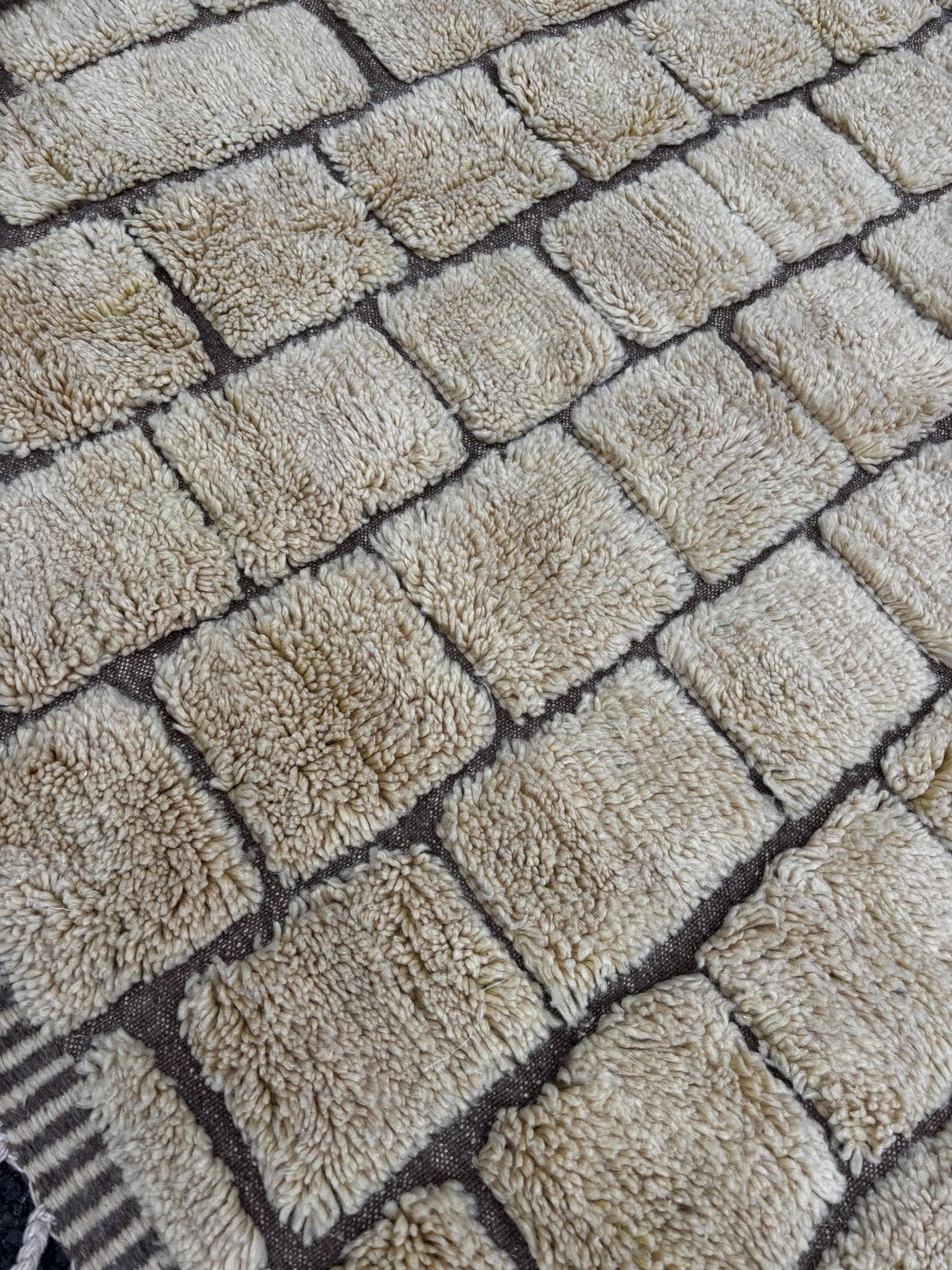 Moroccan Mrirt Wh Wool Rug 200x300cm Berber Moroccan Modern Carpet Moroccan Natural Wool Rug  Moroccan Beni Ourain Rug  Moroccan Carpet photo buy