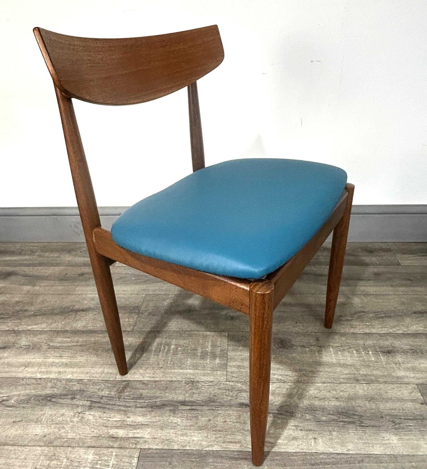 photo for sale 4 Refinished/Reupholstered Mid Century Dining Chairs Ib Kofod Larsen G Plan 60s