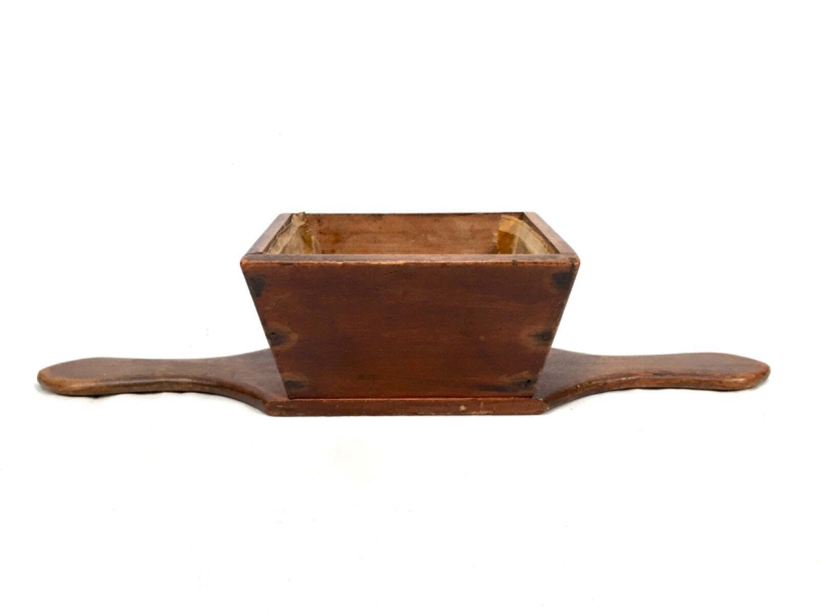 Antique Edwardian Treen Oak Wooden Church Collection Box / Offering Bowl C.1900 photo furniture