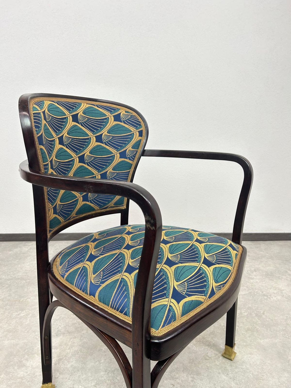 Jugendstil Office Chair No.717 By Gustav Siegel photo 3140.0