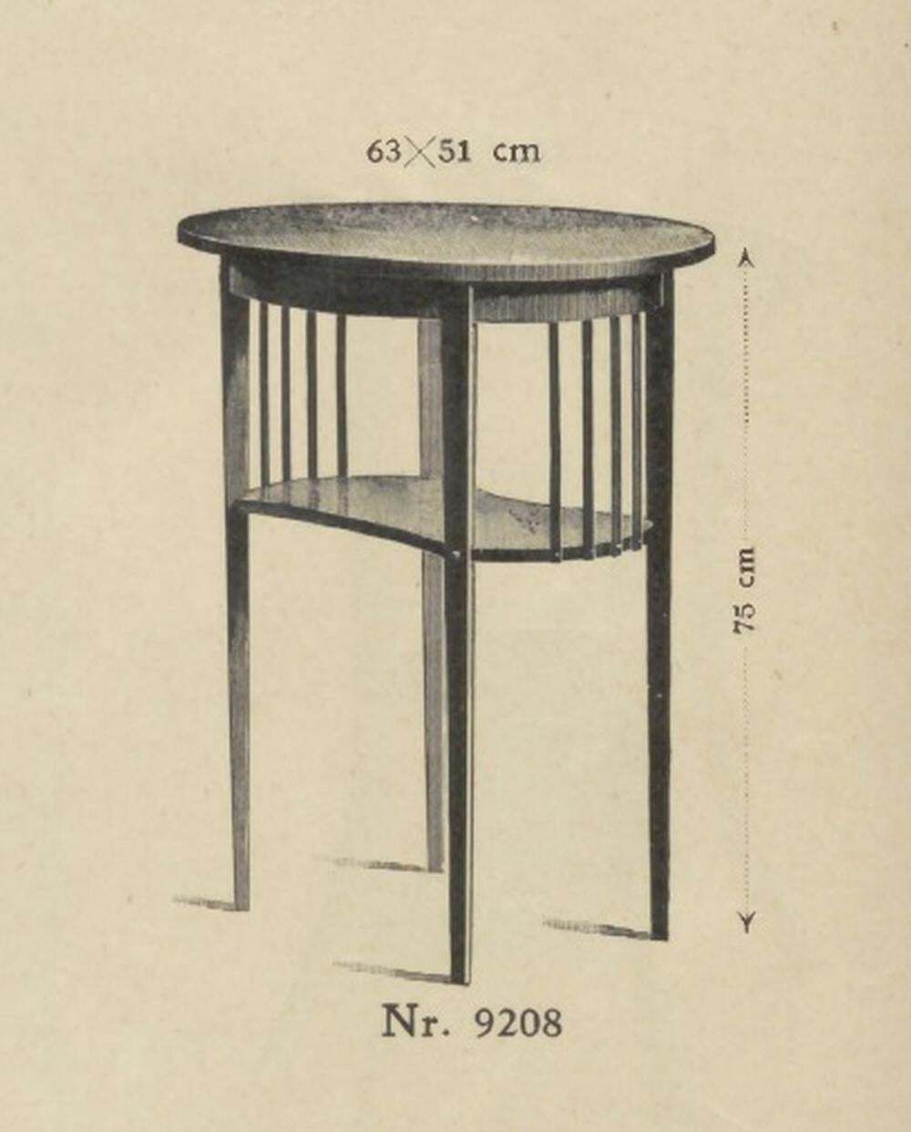 photo for sale Secession Coffee Table No.9208 By Marcel Kammerer For Thonet