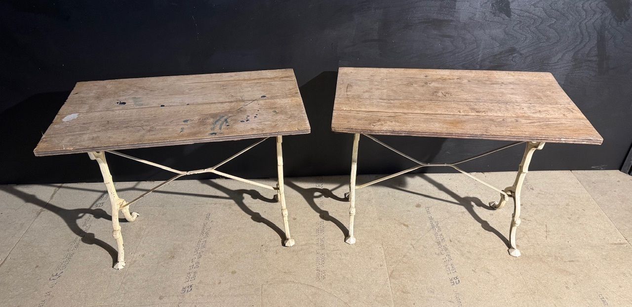 photo for sale Pair French Bistro Tables
