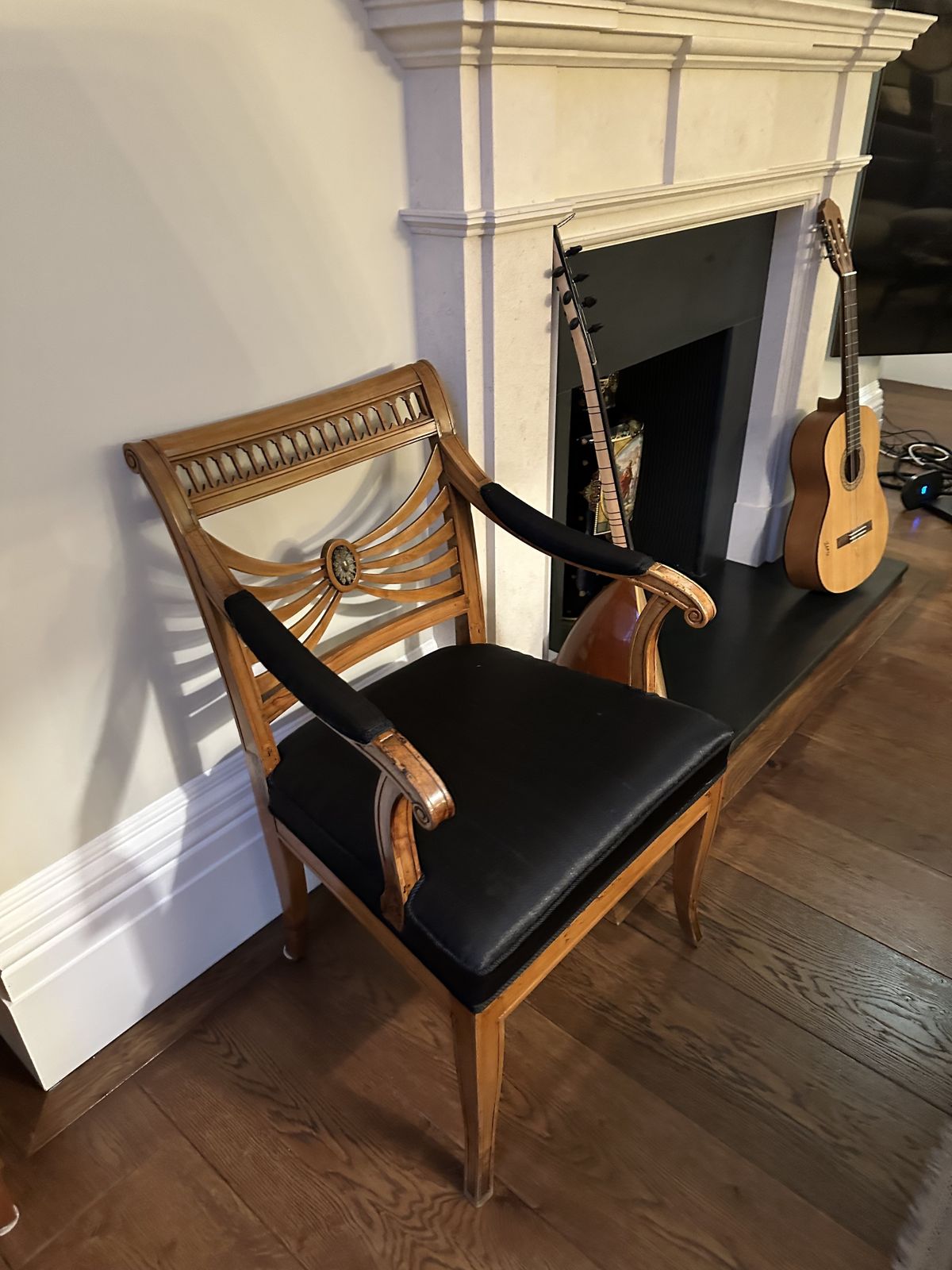 Antique Dutch Horse Hair Armchair