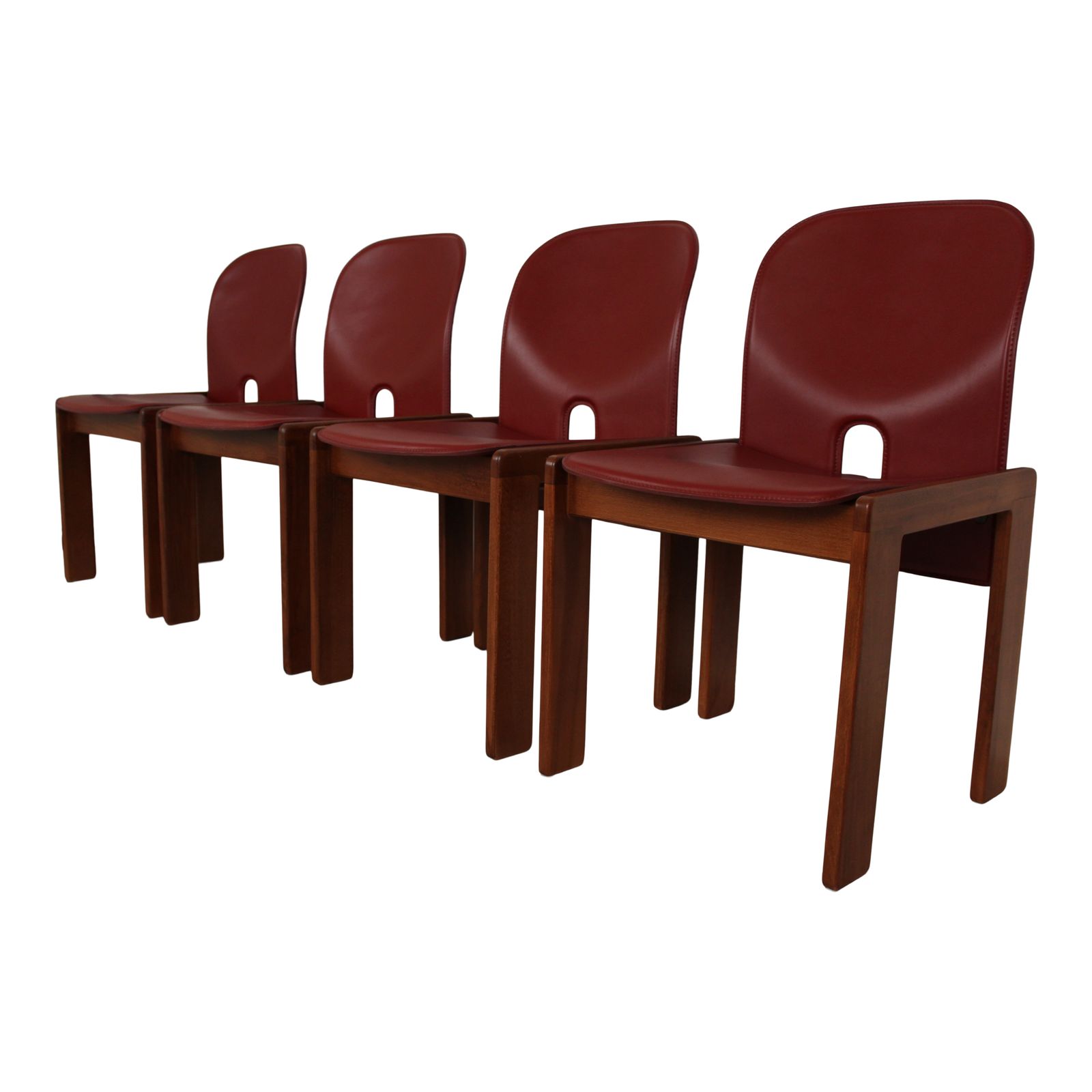 Set Of 10 Model 121 Chairs By Afra & Tobia Scarpa For Cassina, 1967 photo Furniture