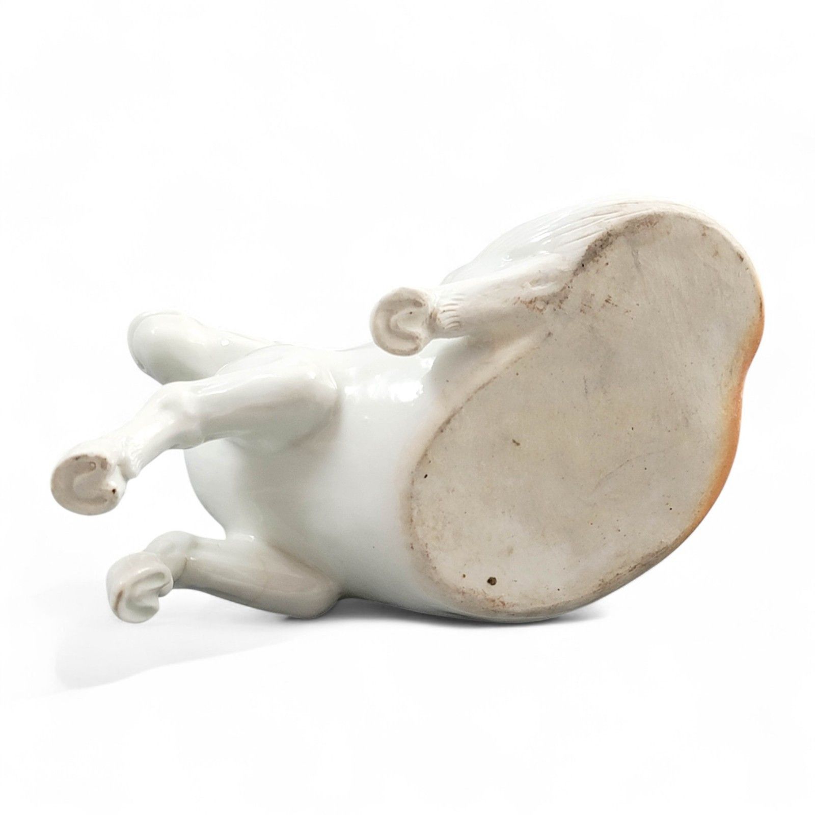 photo furniture Hirado Porcelain Recumbent Horse, Japan, Late 19th Century