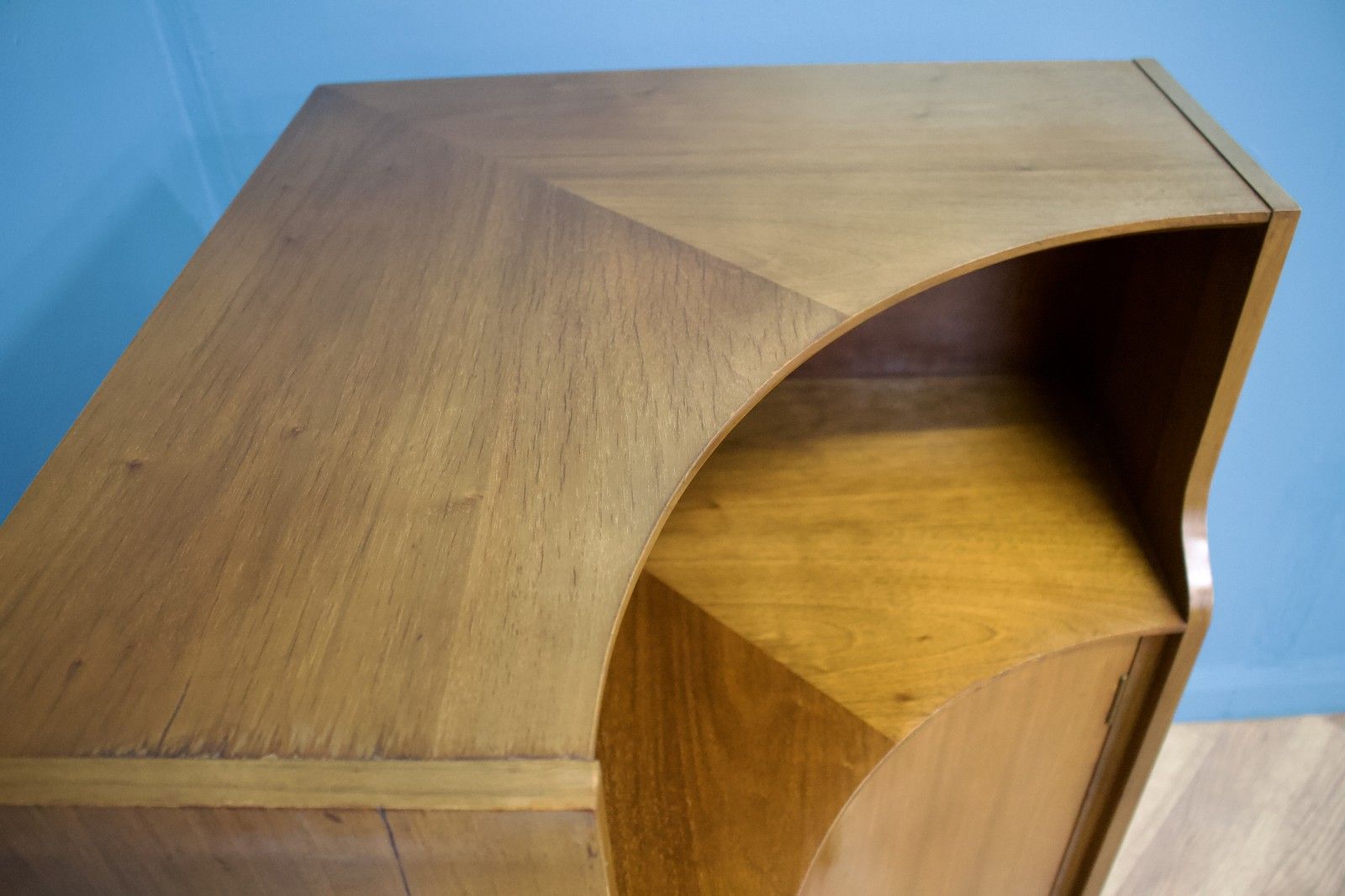Mid Century Teak Corner Unit Shelving From Greaves And Thomas, 1960s #1598 photo vinterior