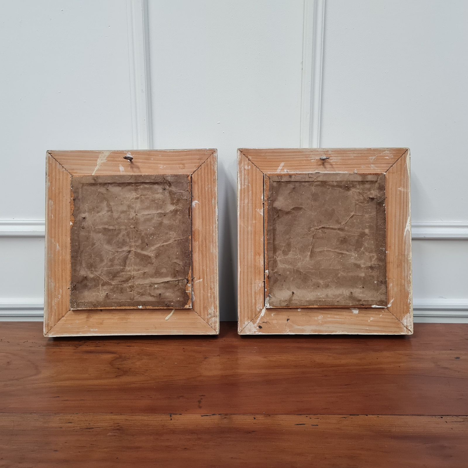 Pretty Pair Of Flower Oil Paintings C1920 Free Delivery England/Wales photo for sale