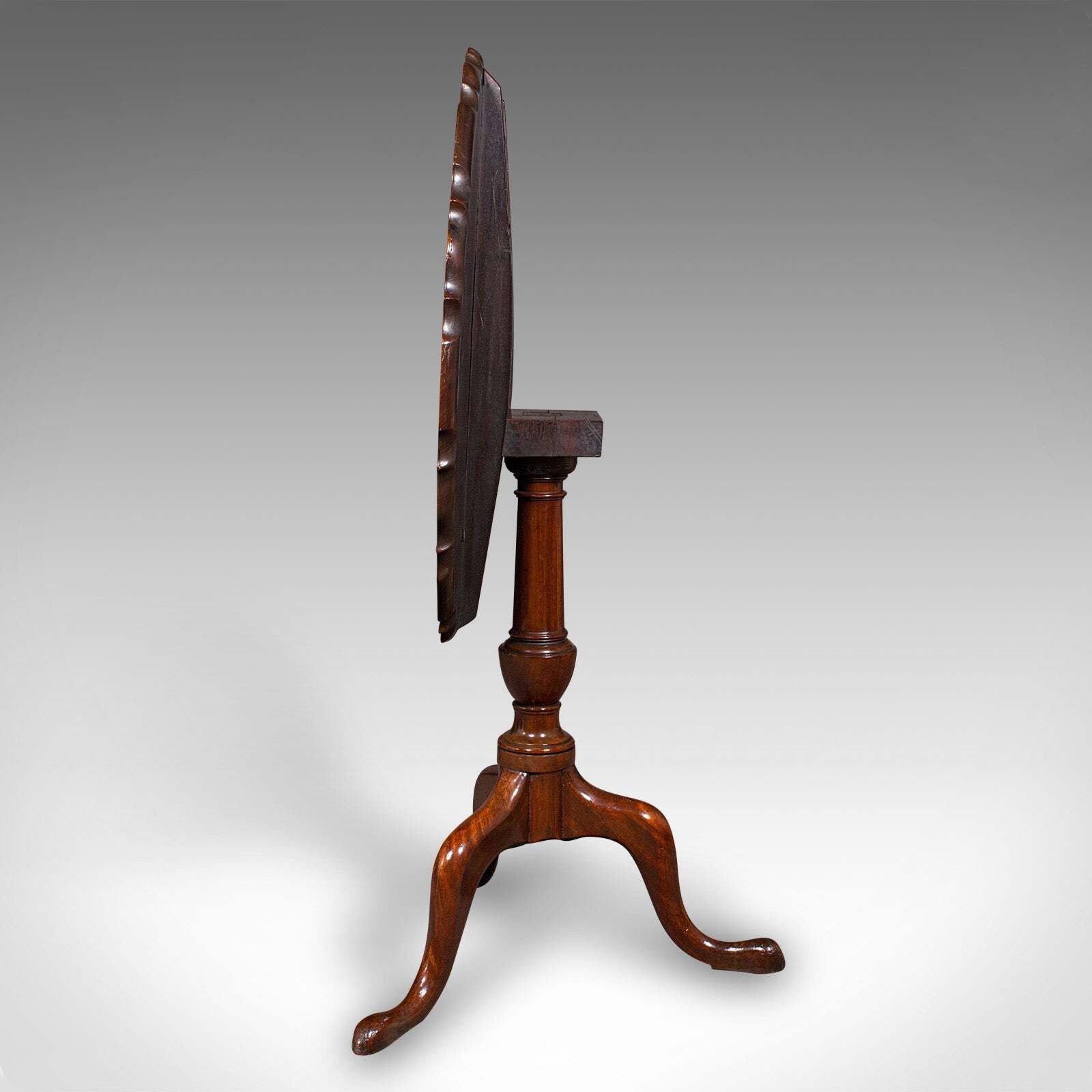 photo furniture Antique Pie Crust Table, English, Tilt Top, Games, Occasional, Georgian, C.1790