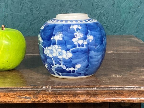 A Charming Blue And White Chinese Ginger Jar photo for sale