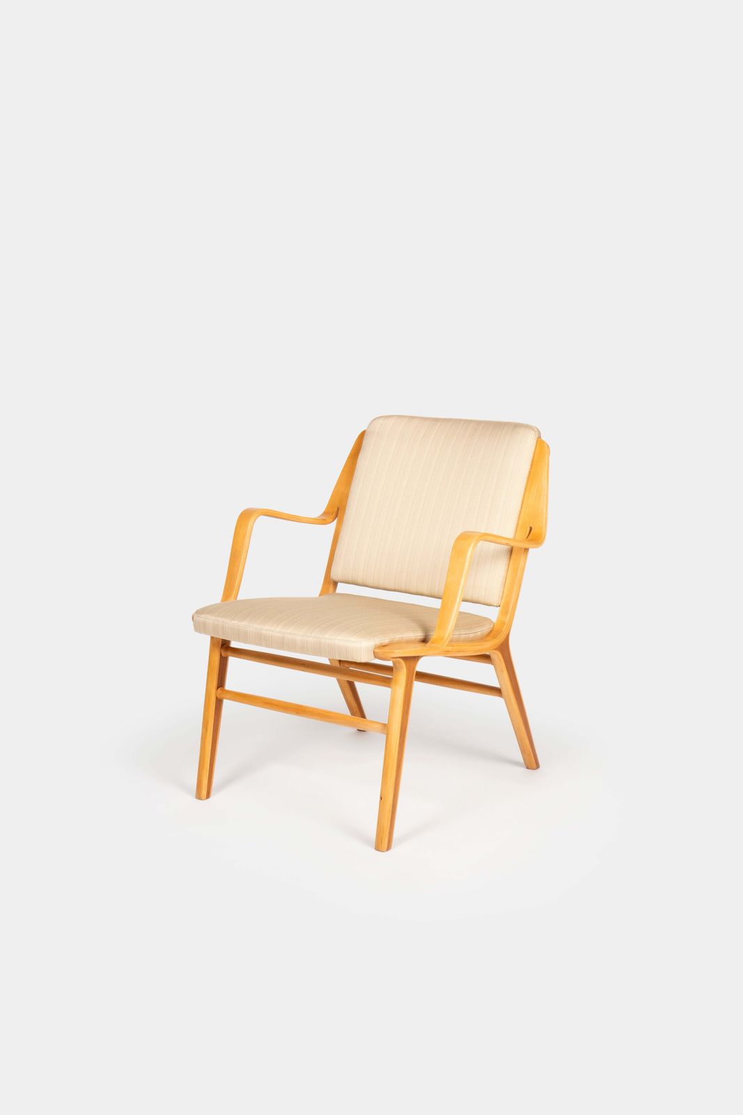 Pair Peter Hvidt & Orla Molgaard Nielsen Chairs, Fritz Hansen, Denmark, 1960s photo for sale