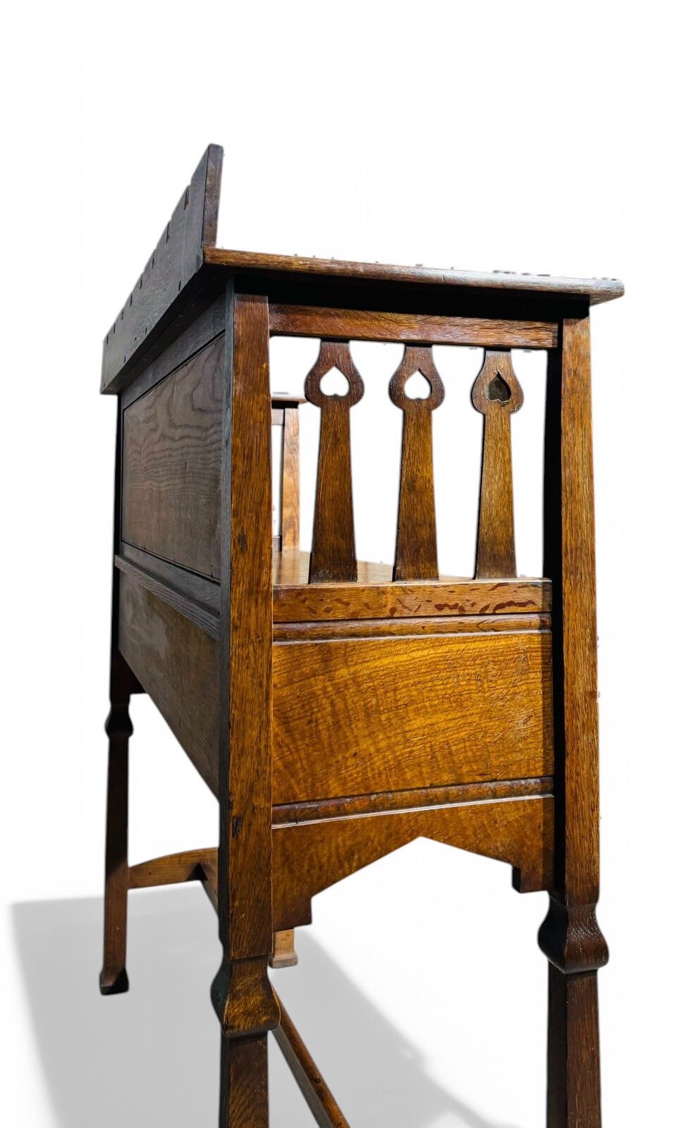 photo furniture Antique Shapland And Petter  Sideboard Hall Table C1900 Arts And Crafts