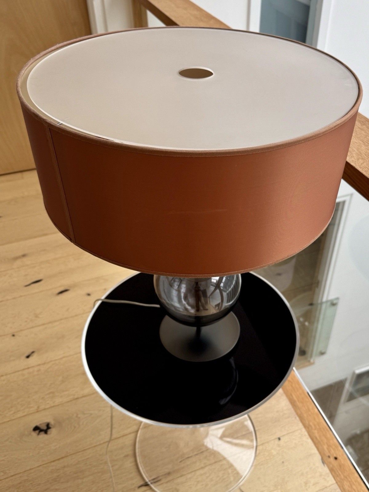 photo vinterior Original Desir Smoked Glass Table Lamp By Penta Designed By Gaia Bellavia 2003