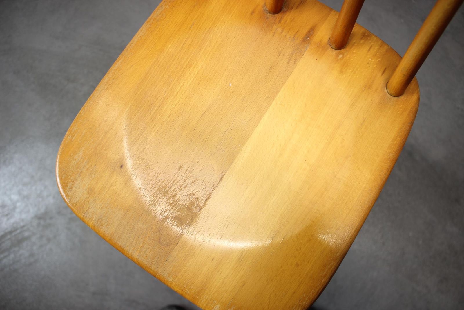 1970s  Beech Chair With Adjustable Height, Czechoslovakia photo buy