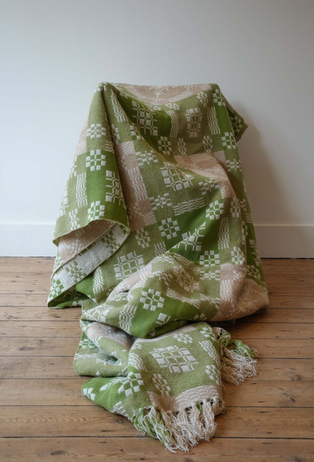 Large Traditional Welsh Blanket photo for sale