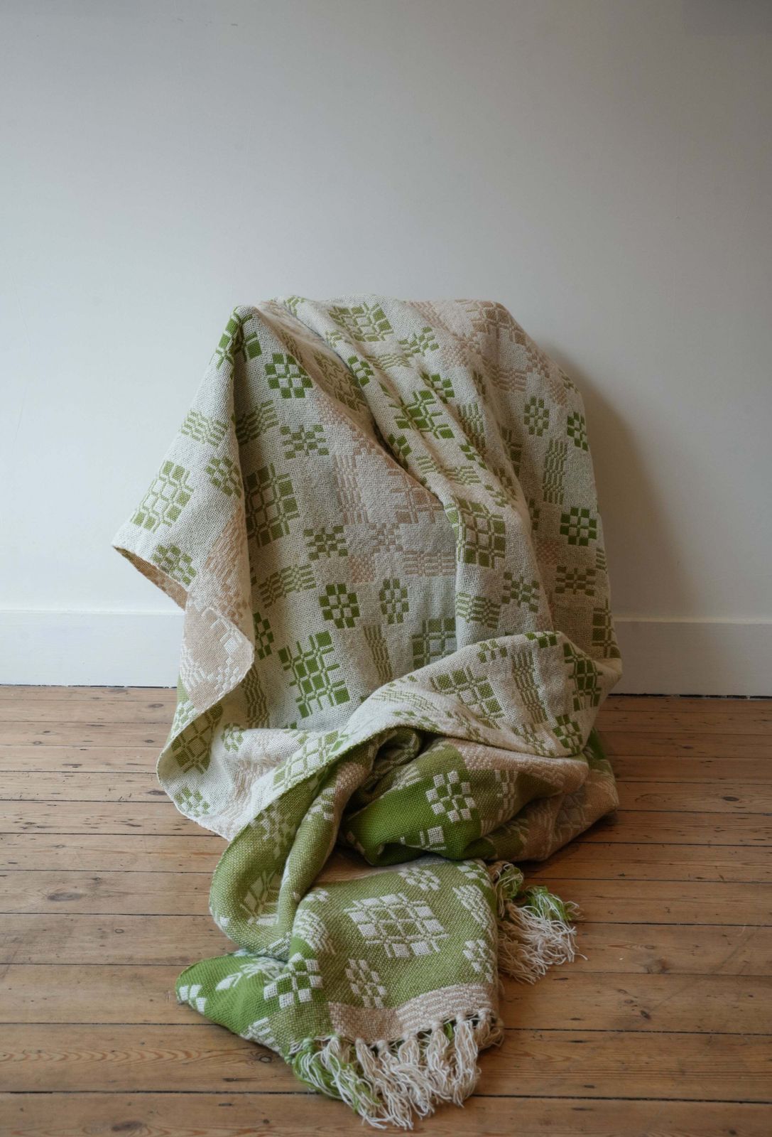 Large Traditional Welsh Blanket photo Textiles