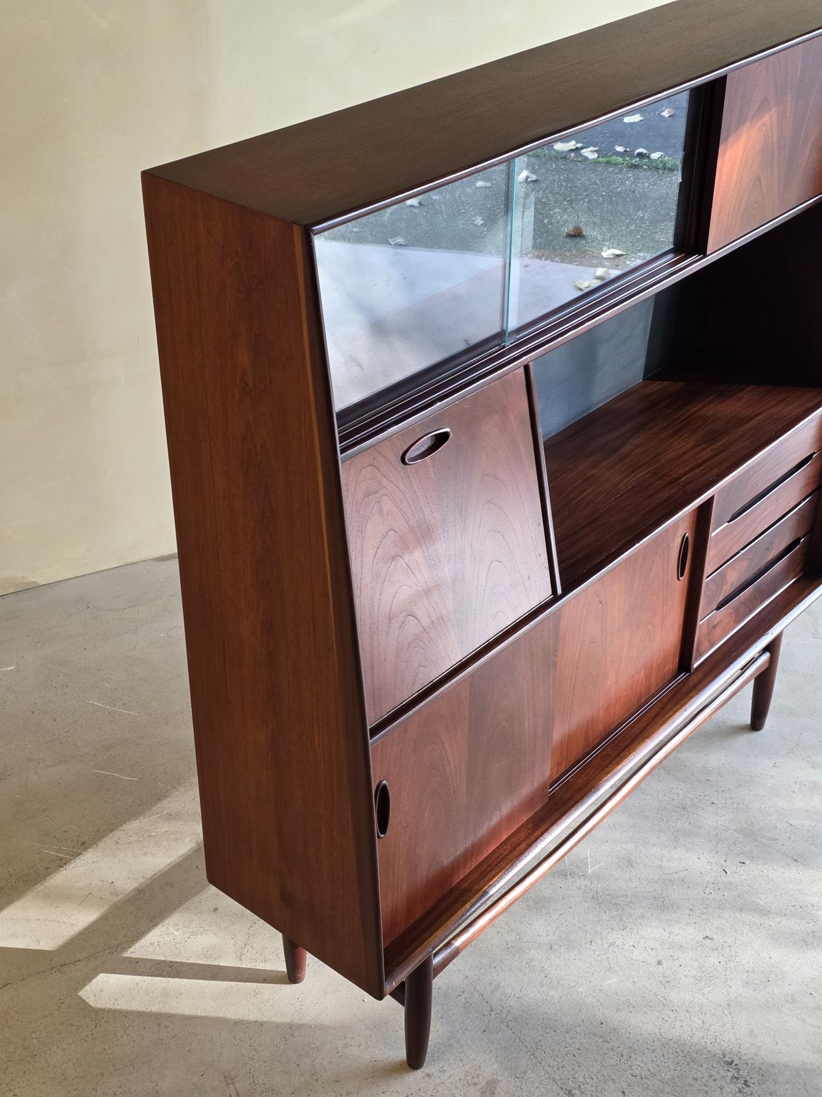 Vintage Teakhouten Highboard, Ca. Jaren 1960 photo buy