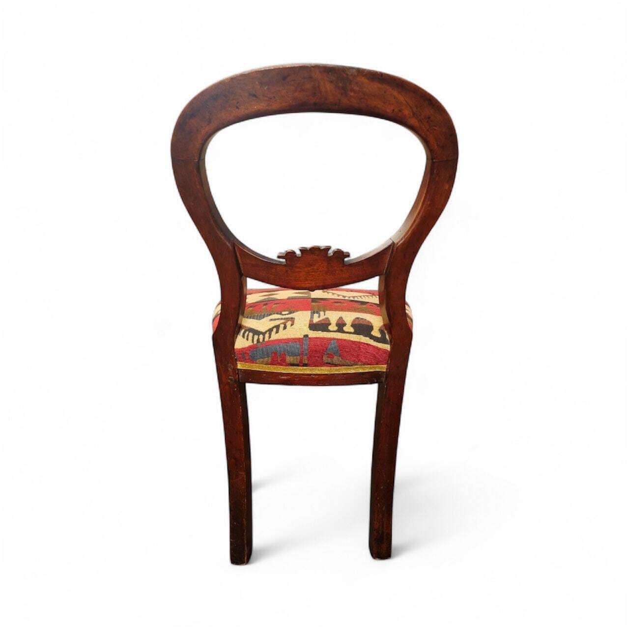 Antique Victorian Balloon Back Chair / C.1880 / Free Delivery photo for sale