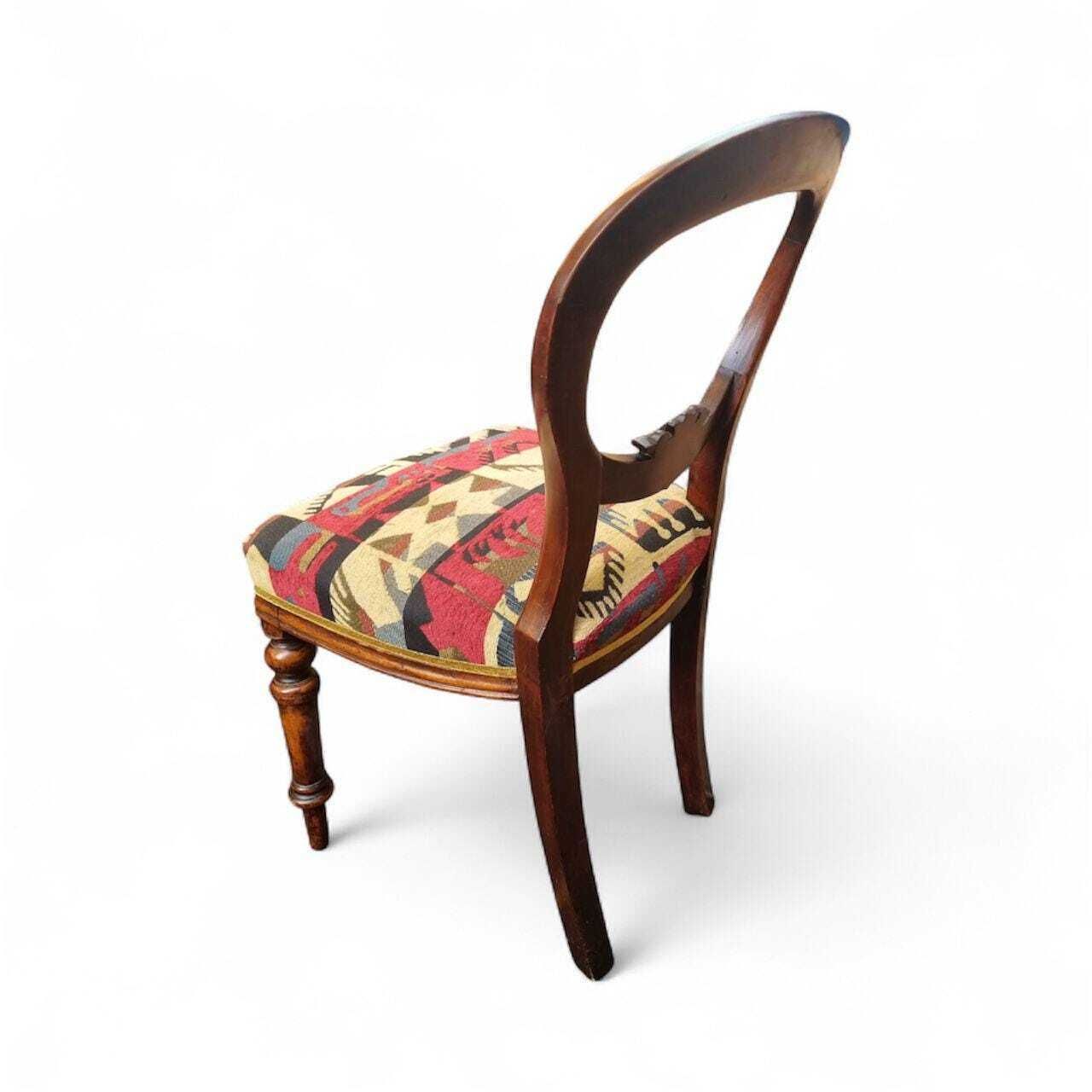 Antique Victorian Balloon Back Chair / C.1880 / Free Delivery photo 260.0