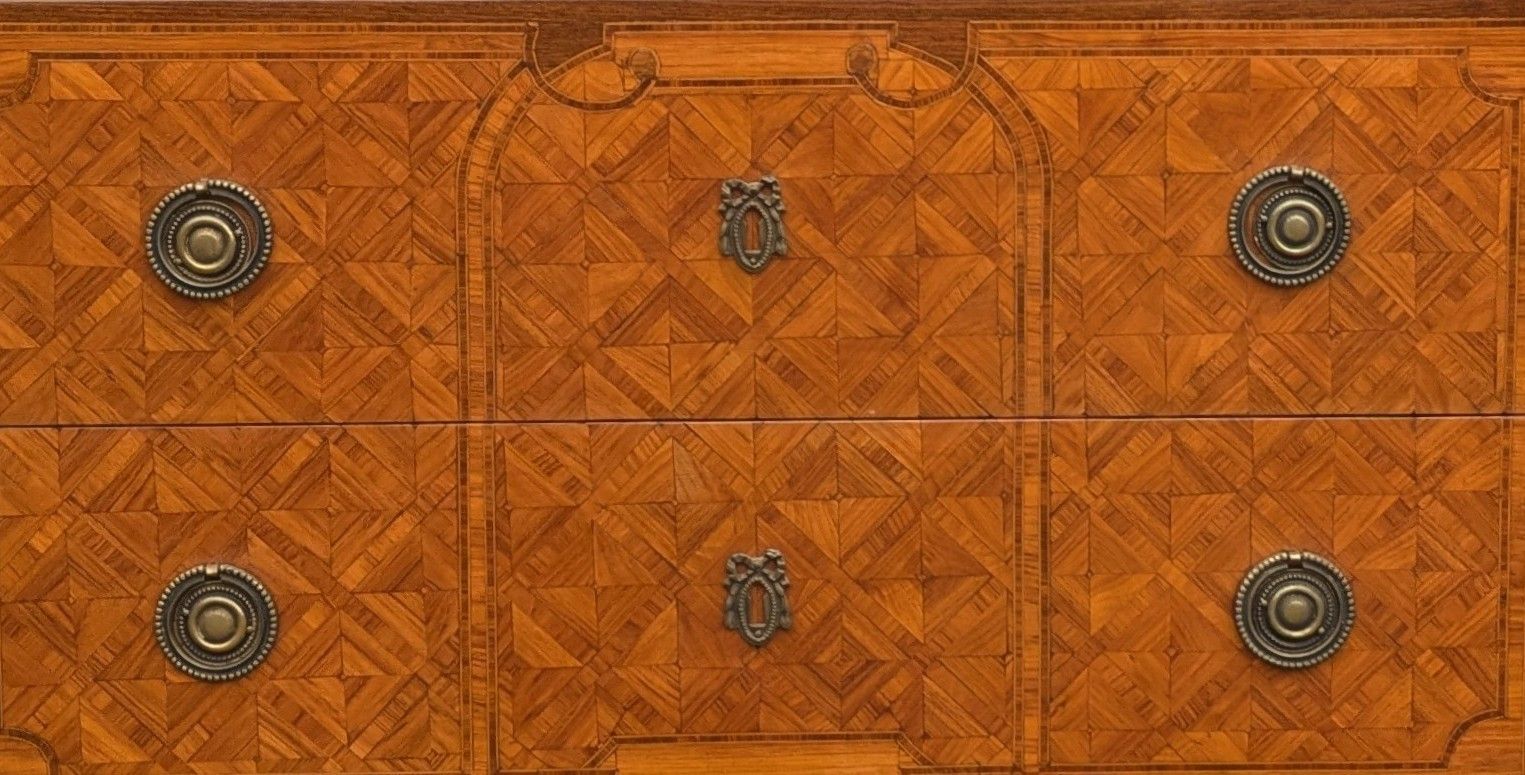 Pretty 19th Century French Inlaid Commode Chest photo Furniture