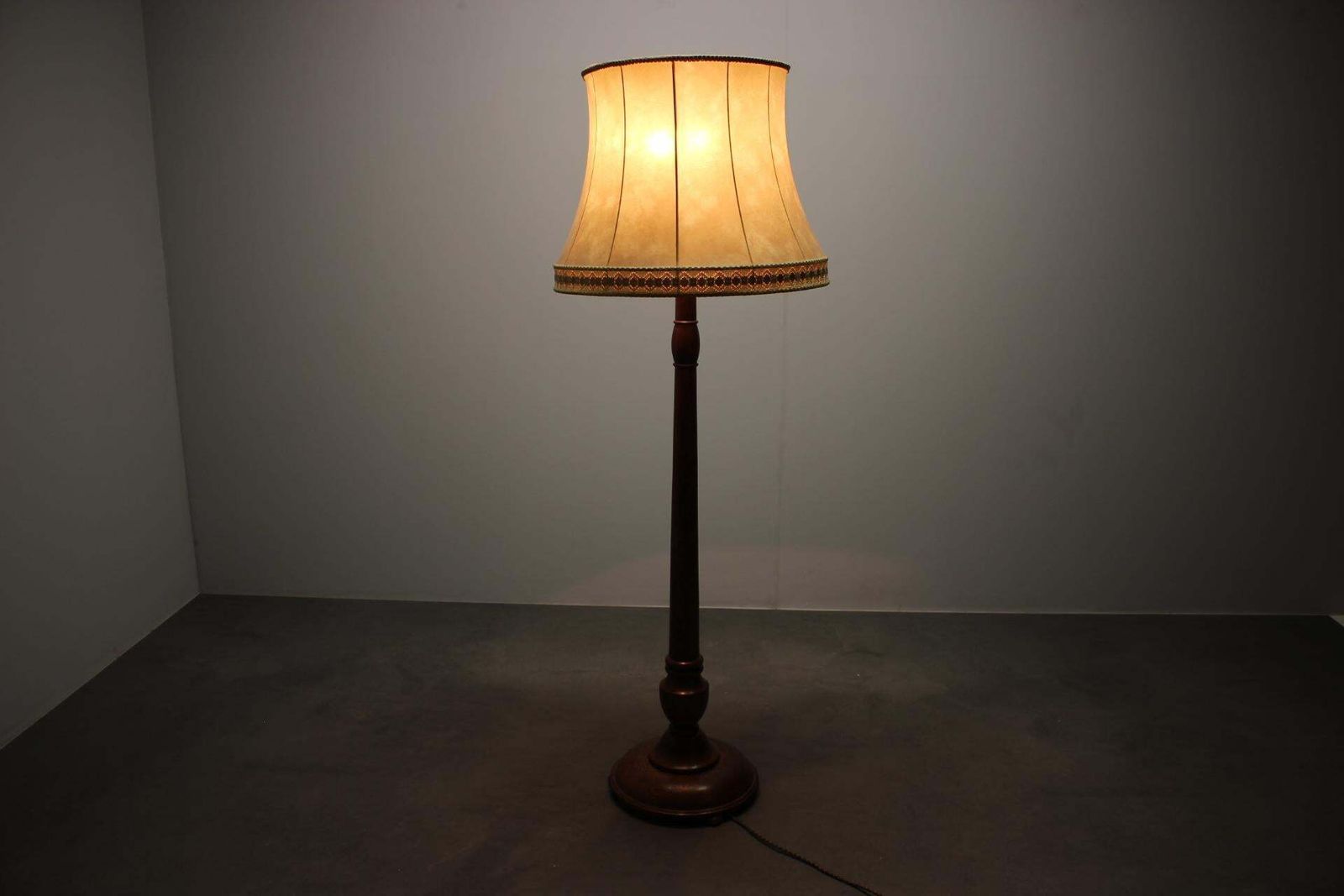 Lighting 1930s Art Deco Floor Lamp, Czechoslovakia photo